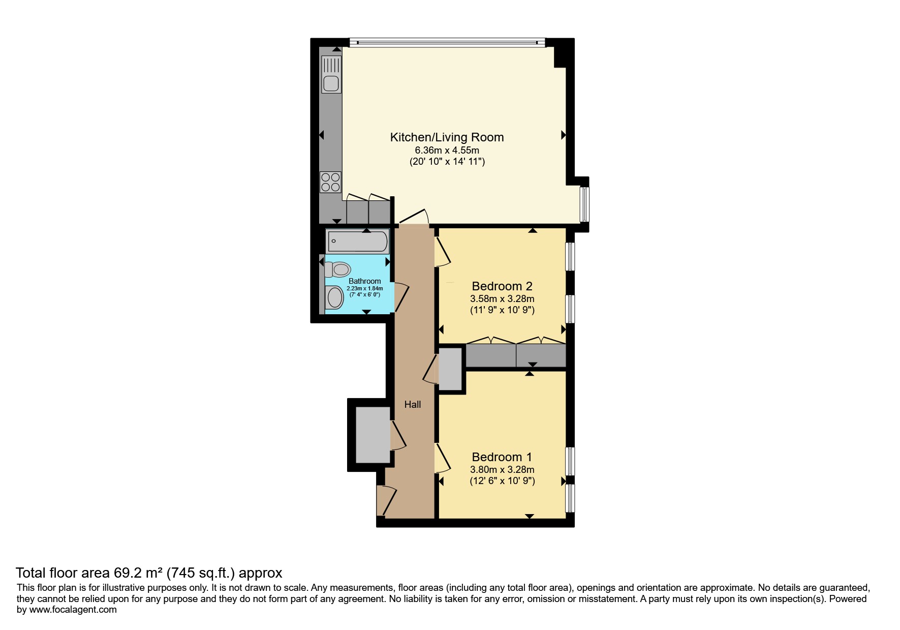 Littleworth Road, Esher floorplan
