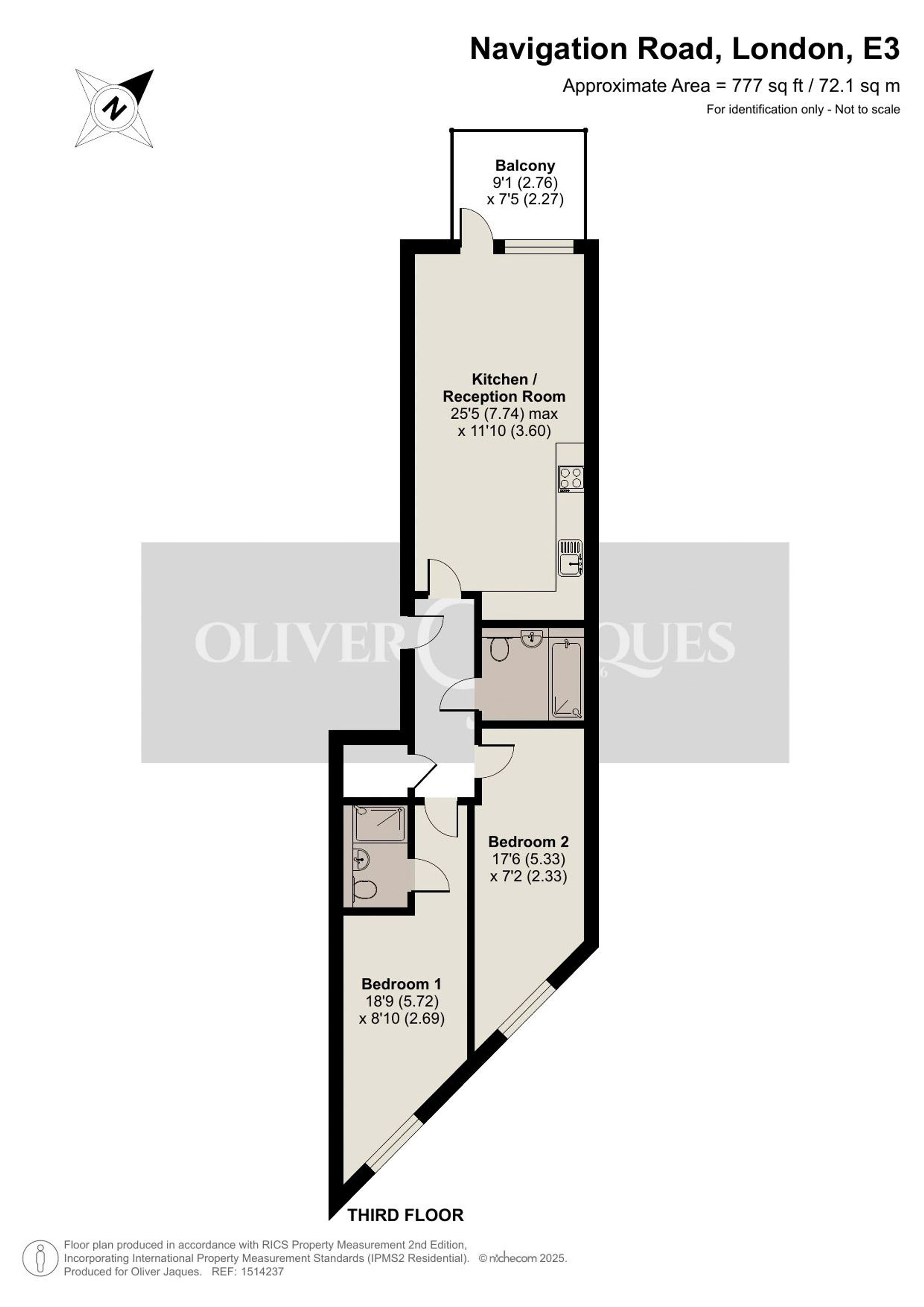Flat 10, Caisson Moor Court, London floorplan