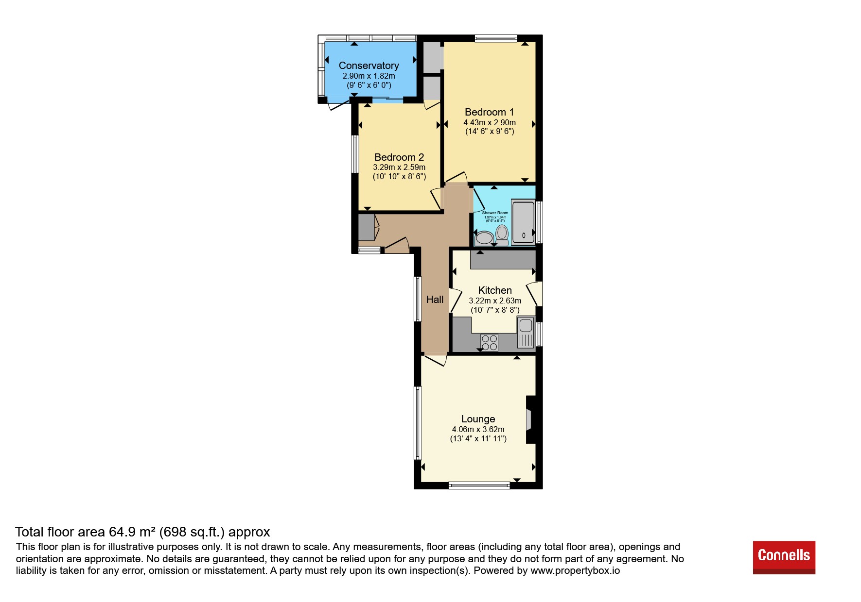 58, Reddington Road, Plymouth floorplan