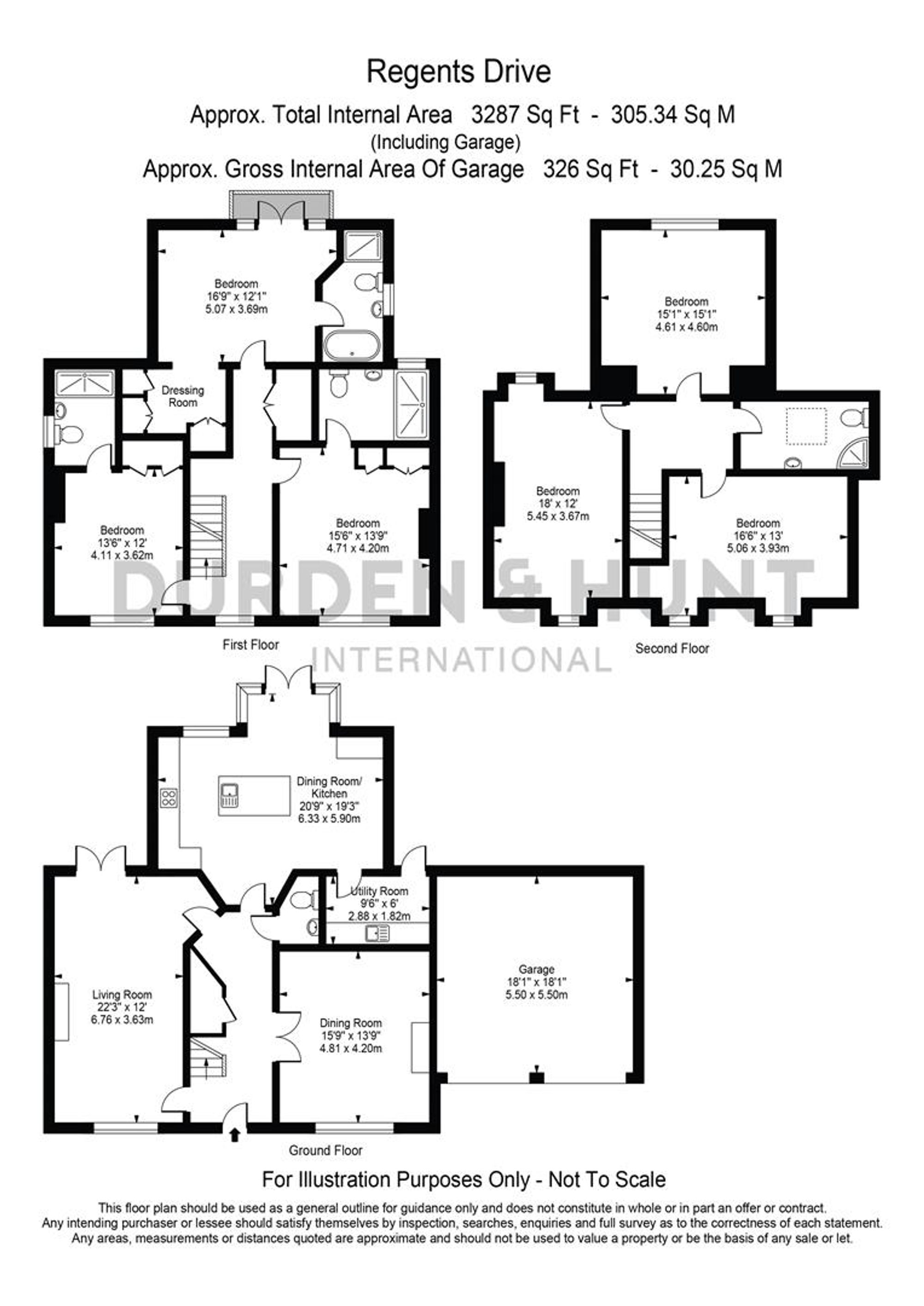 16 Regents Drive, Woodford Green floorplan