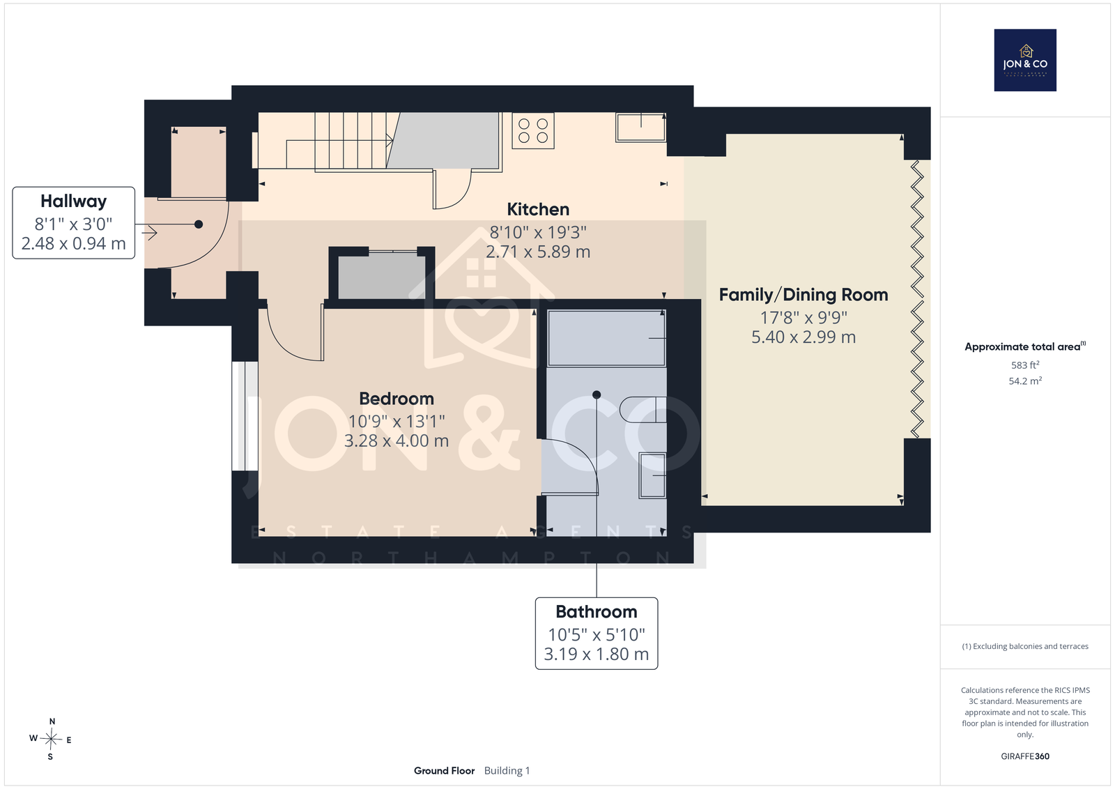 50, Grange Road, Northampton floorplan