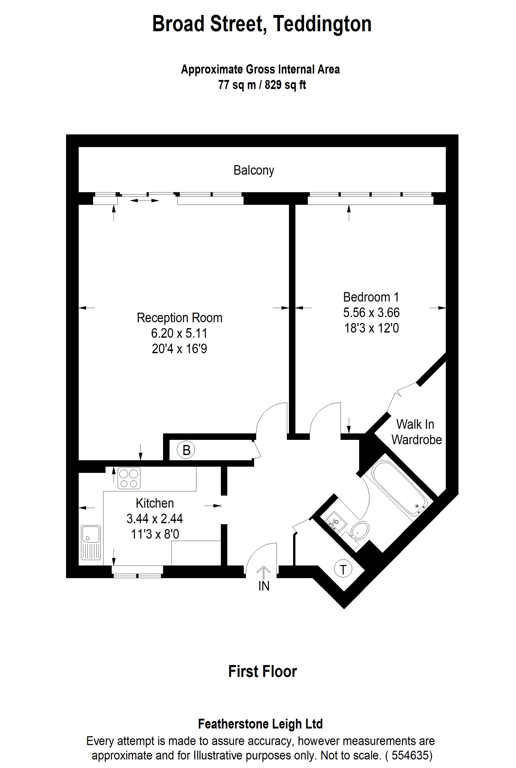 1 Bedrooms Flat for sale in Broad Street, Teddington TW11