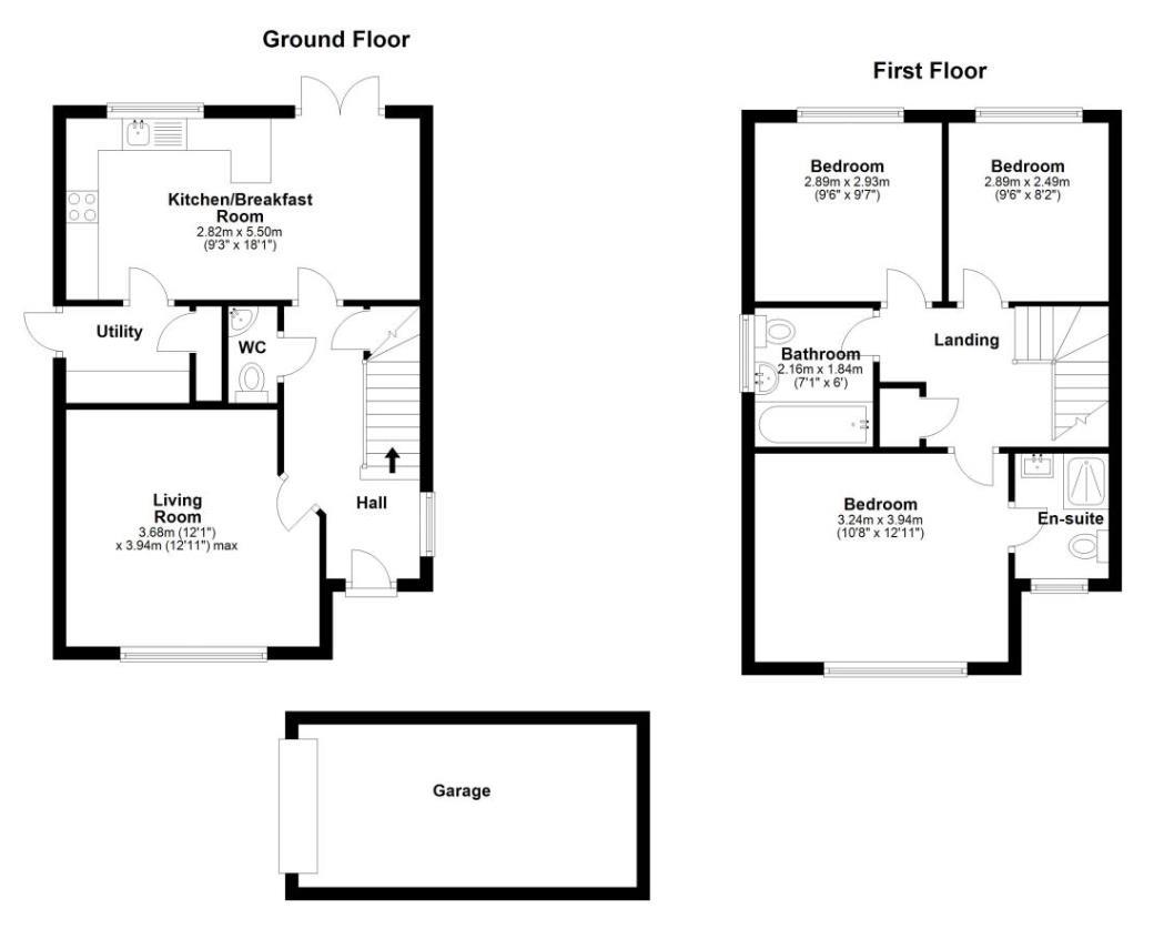 21, Safflower Way, Houghton Le Spring floorplan