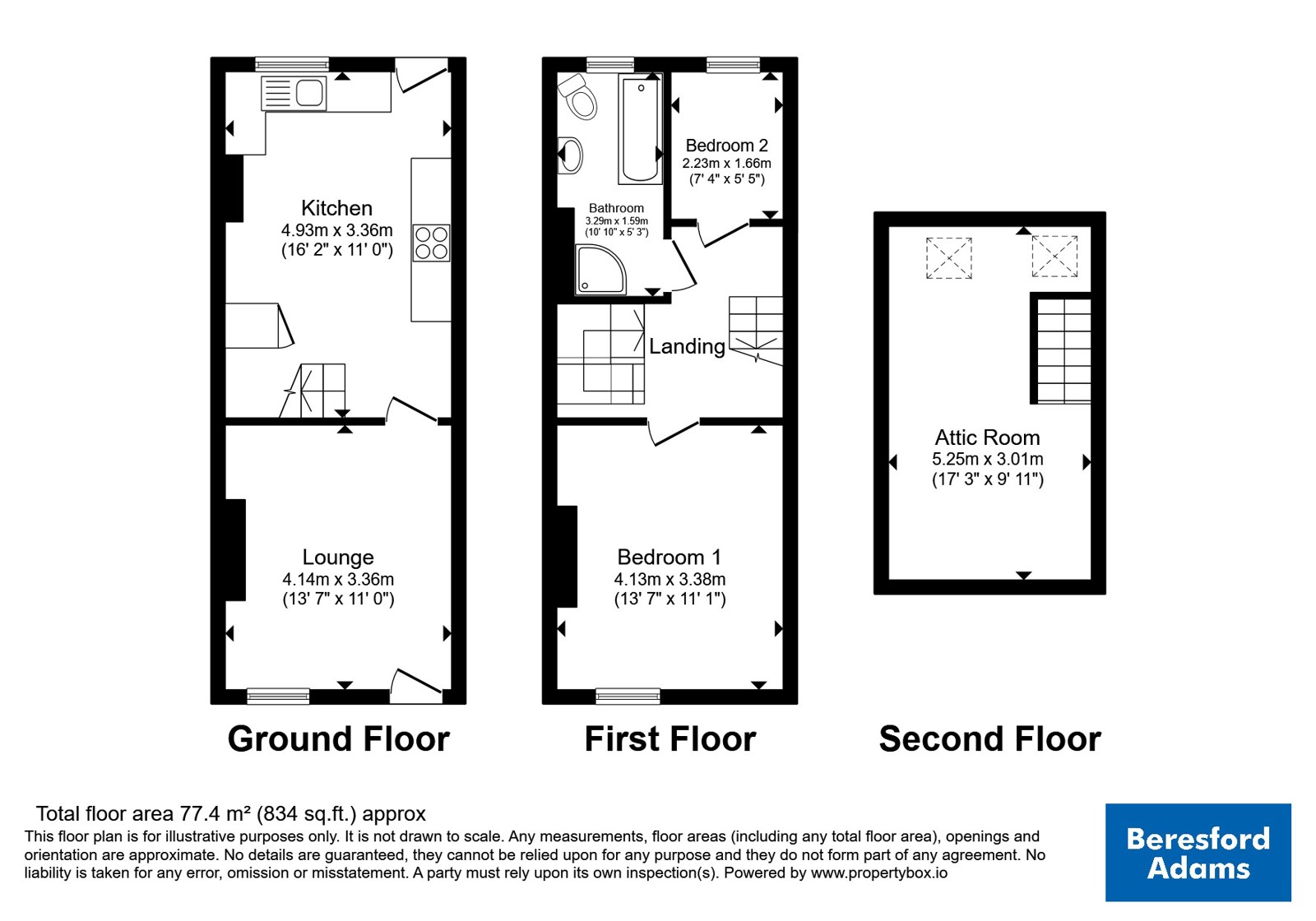 35, Rose Hill, Colwyn Bay floorplan