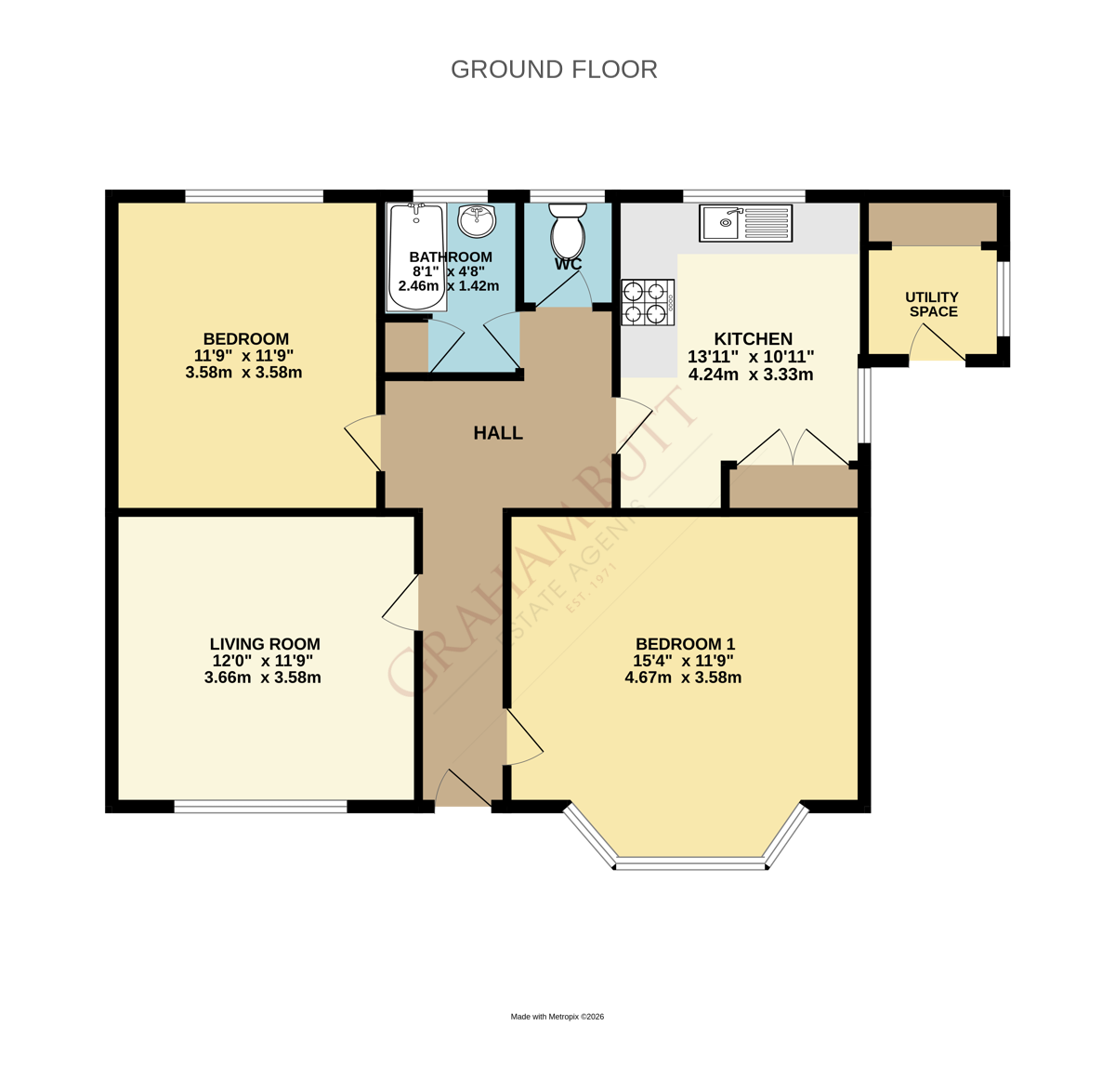 110, Horsham Road, West Sussex floorplan