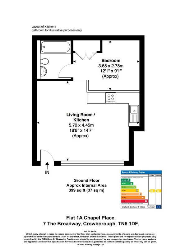 1 Bedrooms  for sale in The Broadway, Crowborough TN6