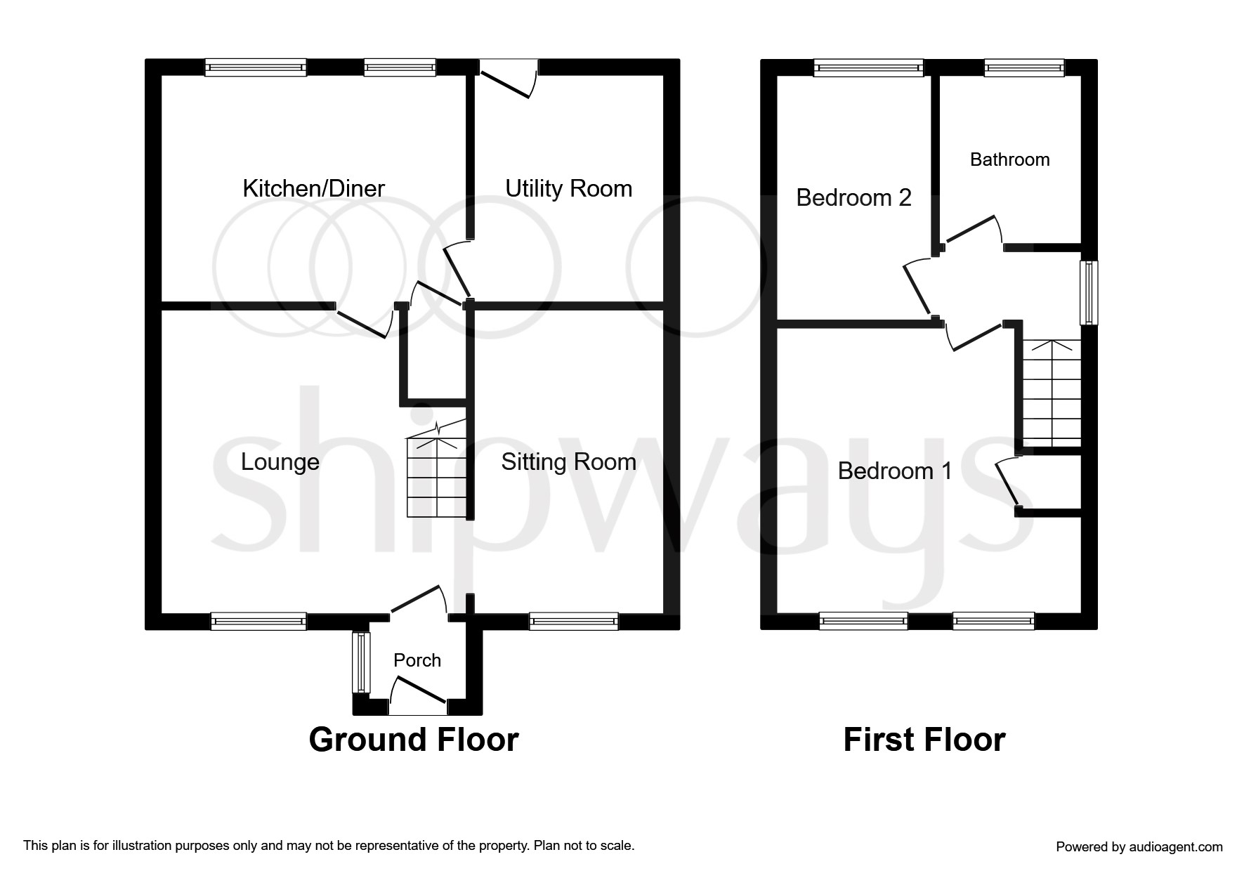 2 Bedrooms Semi-detached house for sale in Kingscote Close, Church Hill North, Redditch B98