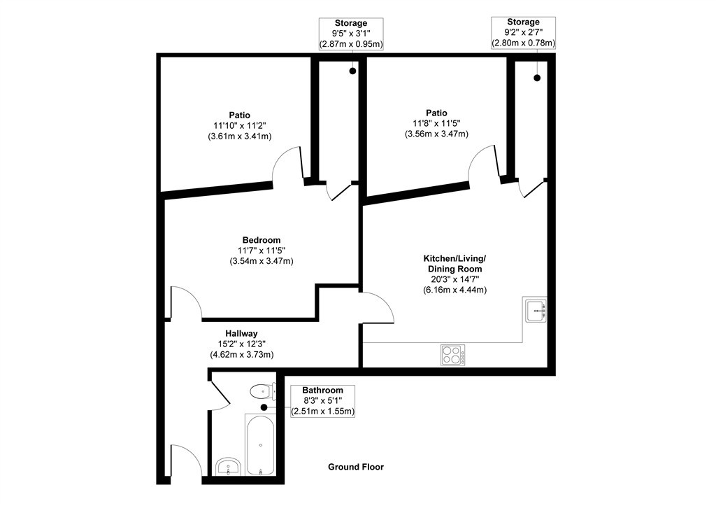 Lavender Hill, BATTERSEA floorplan
