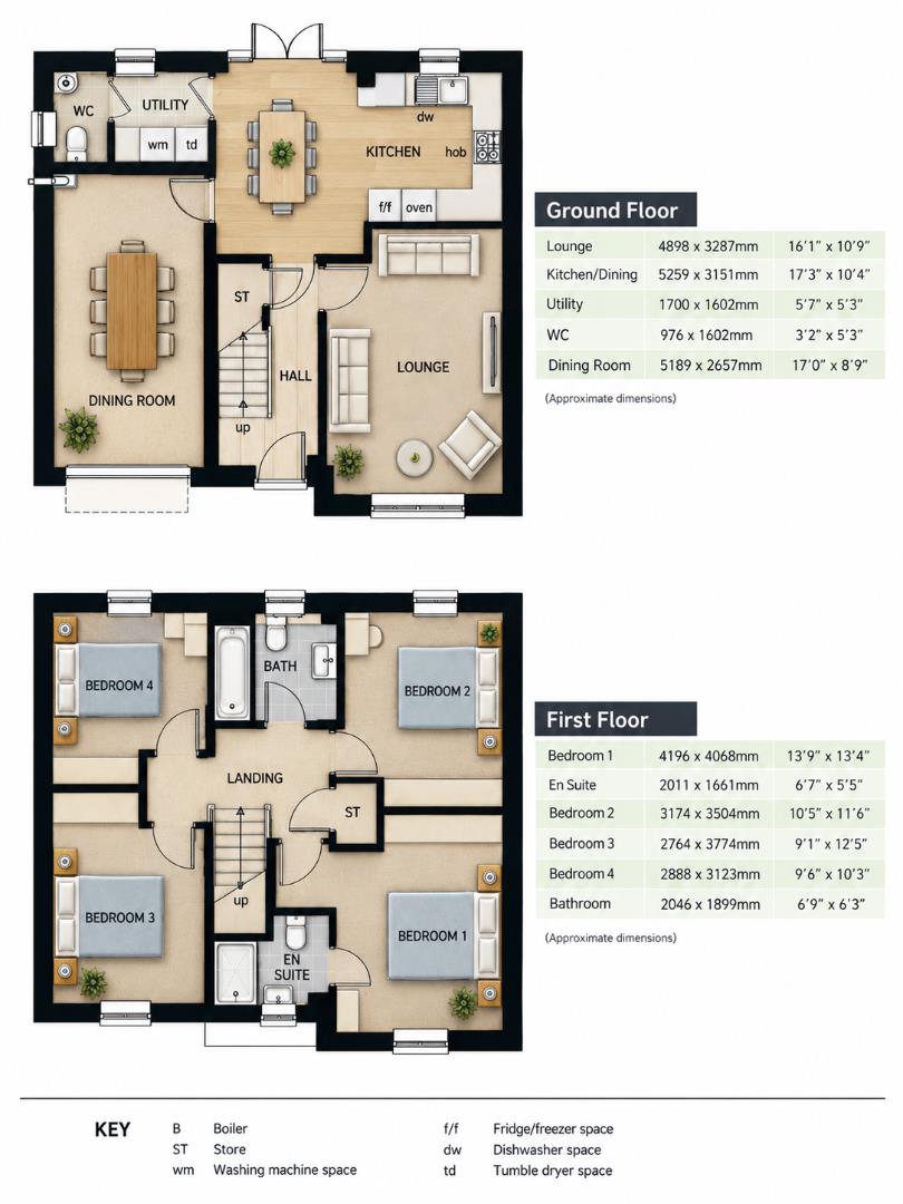 Dearne Hall Park, Barnsley floorplan