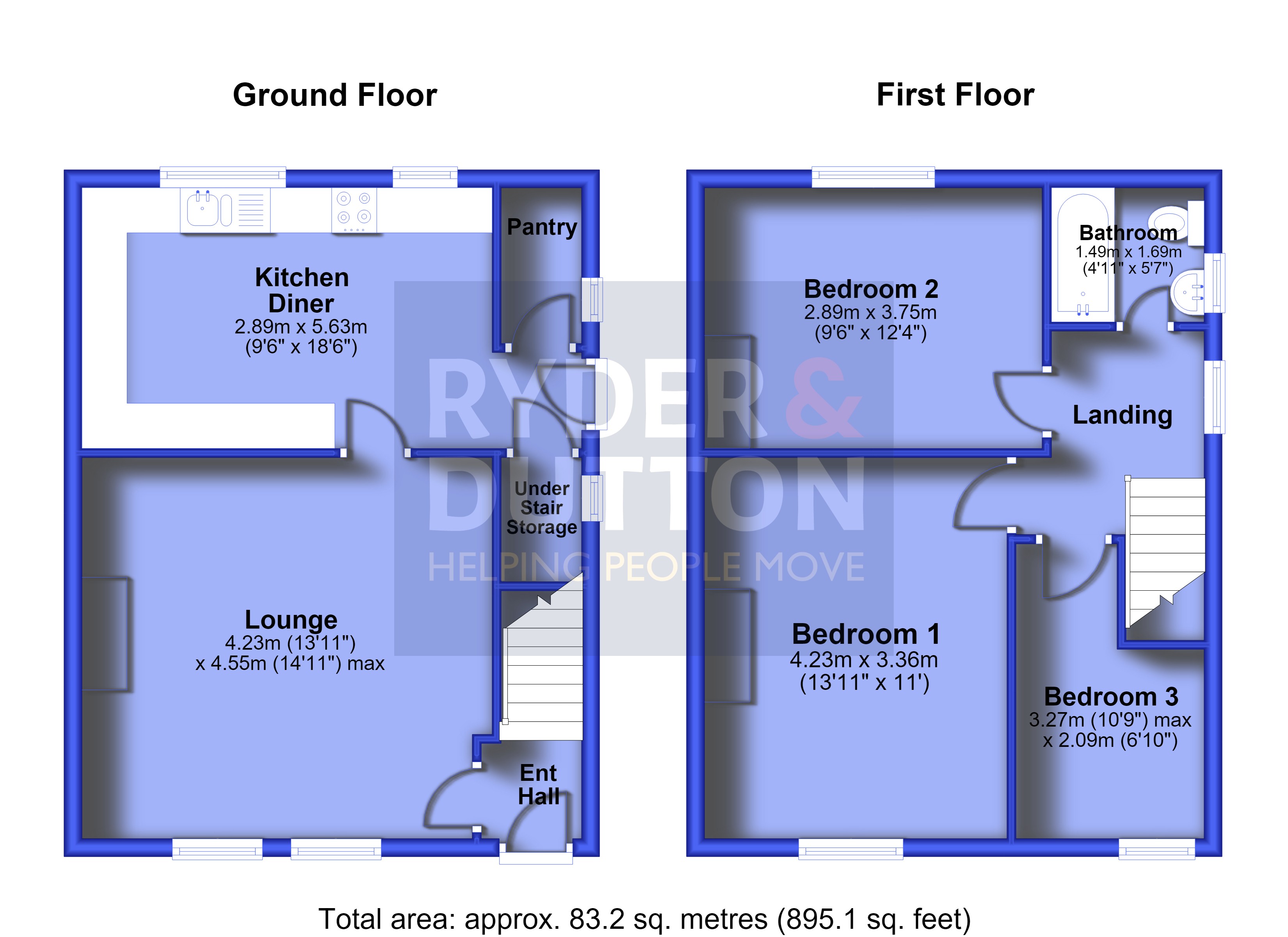 5, Oakley Road, Rossendale floorplan