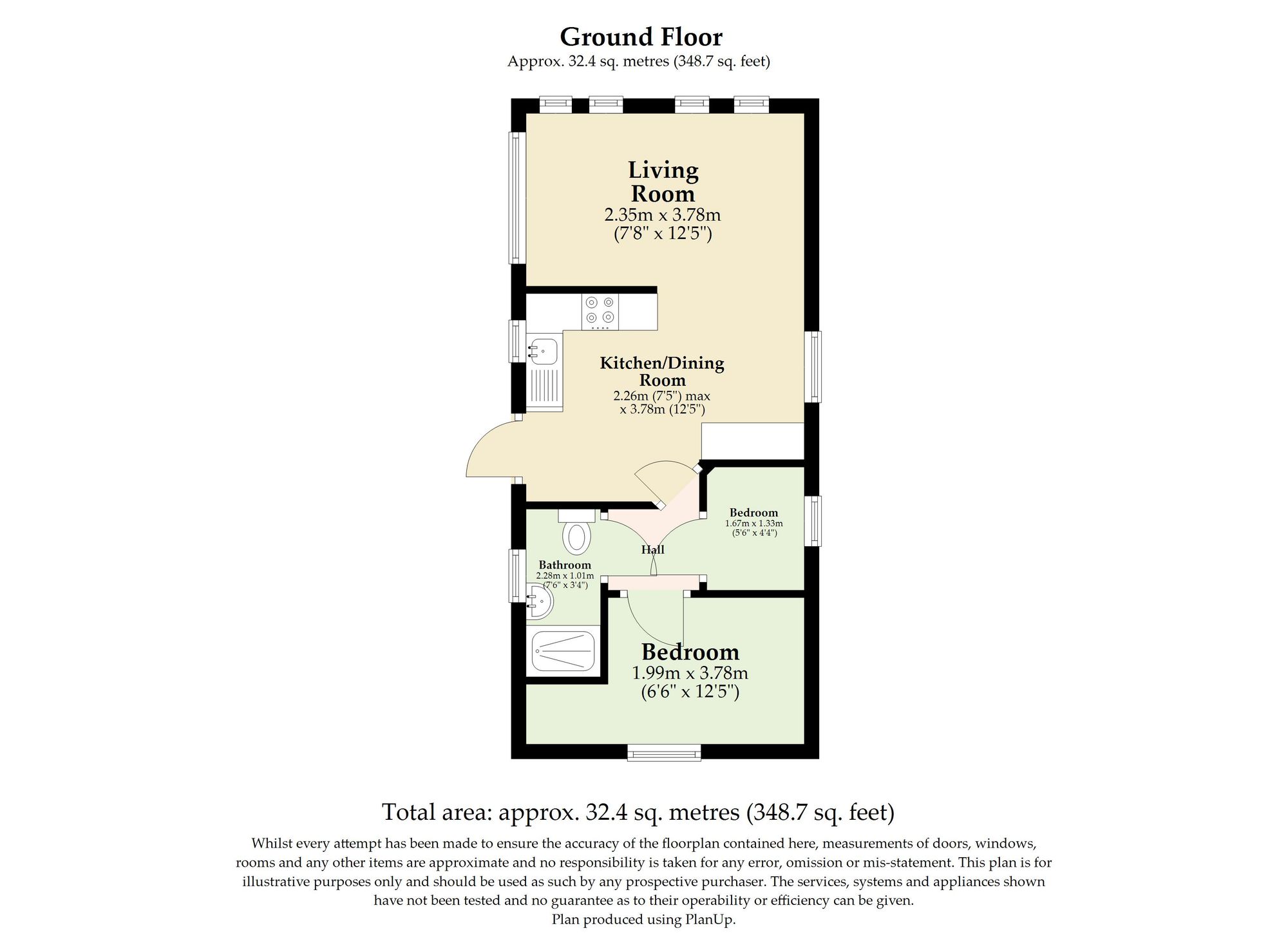 7 Eastern Beach Caravan park, Manor road, Caister-On-Sea floorplan