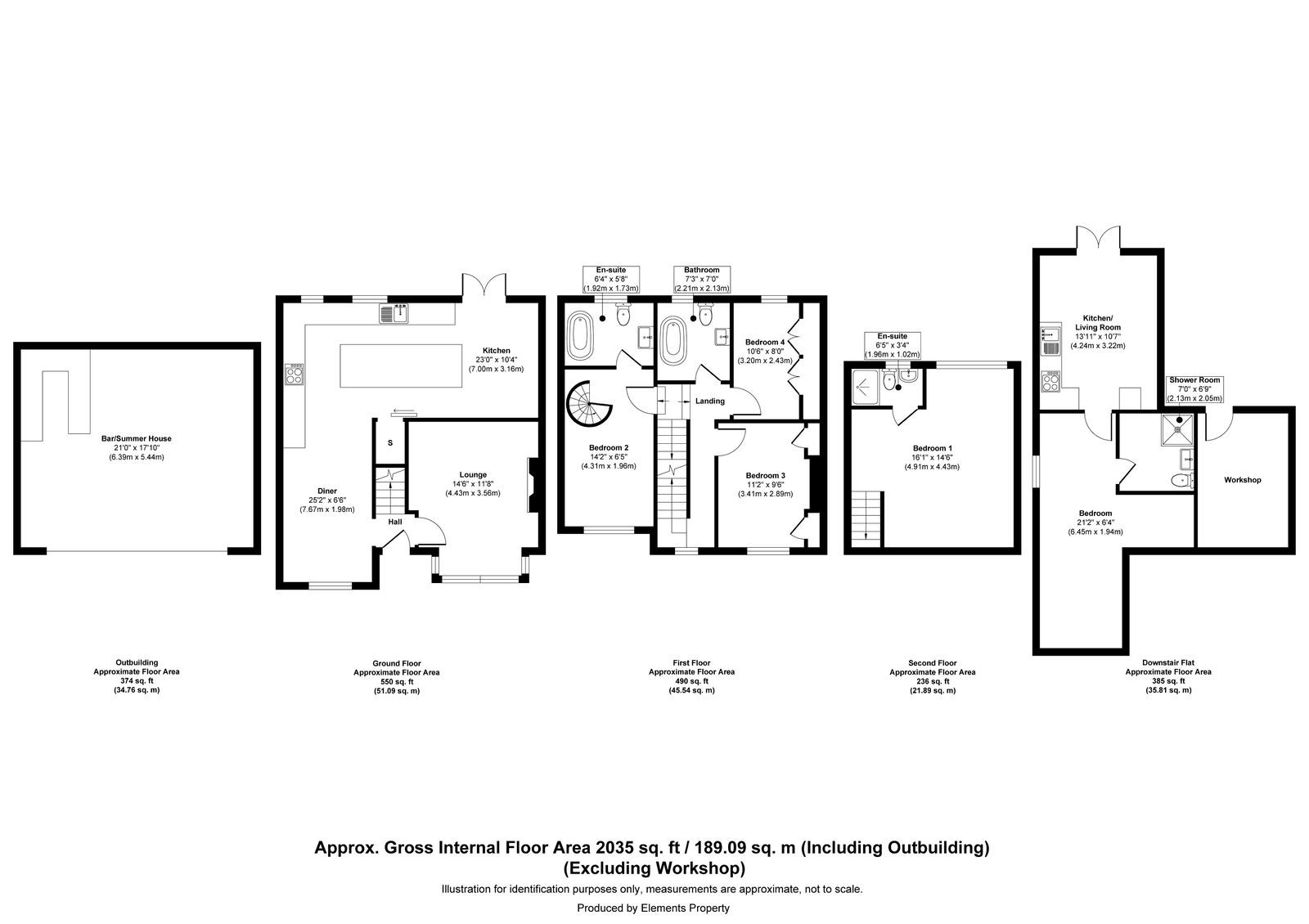1, Churchfield Lane, Castleford floorplan