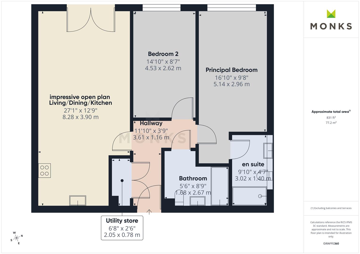 10, Old Coleham Court, Shrewsbury floorplan
