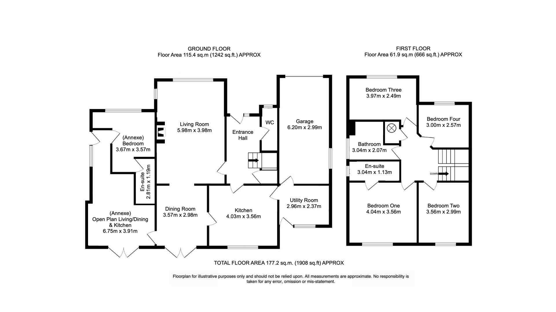 9, St. Petrocs Meadow, Padstow floorplan