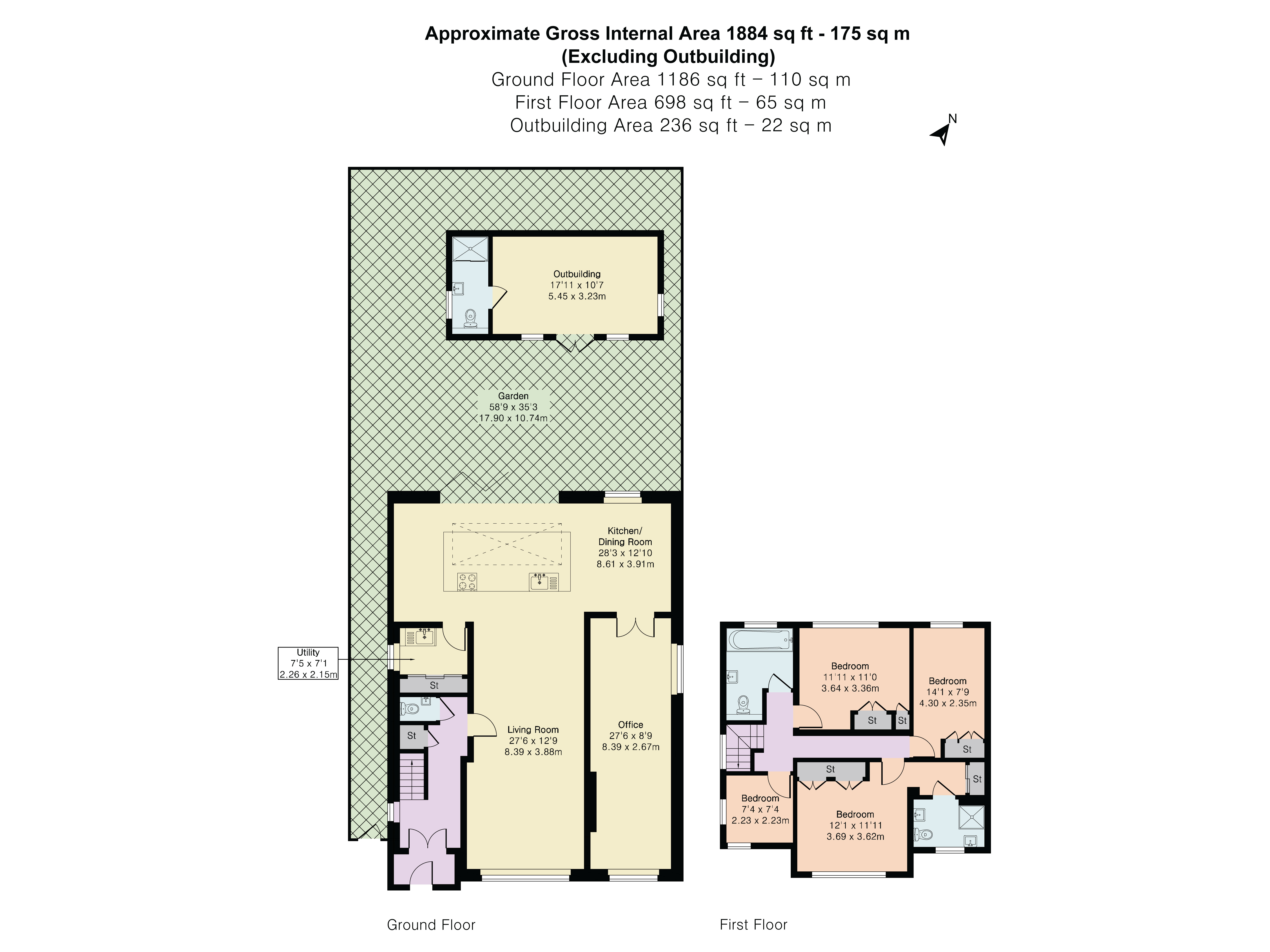 62, Dalkeith Grove, Stanmore floorplan