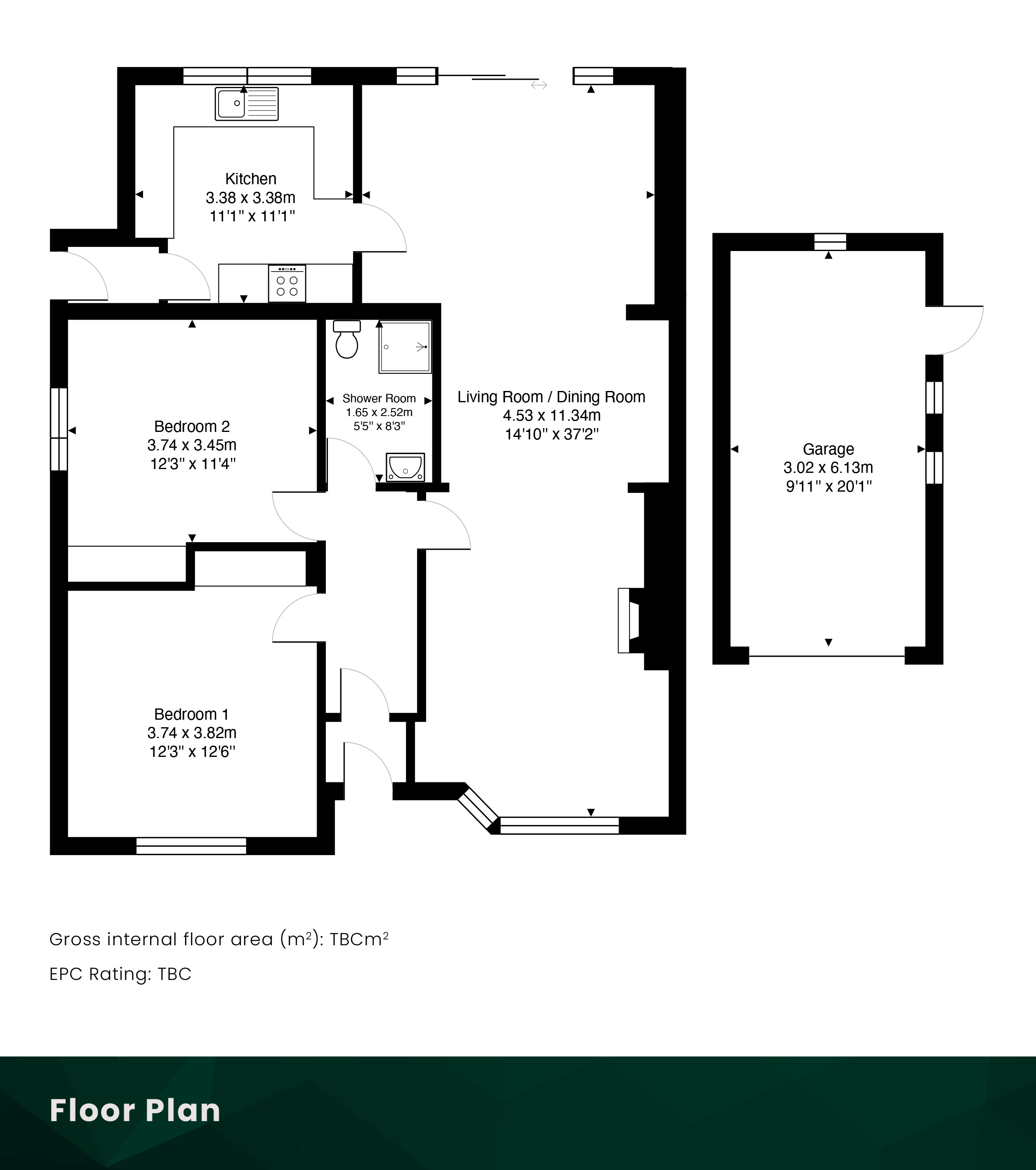 Caroline Terrace, Edinburgh floorplan