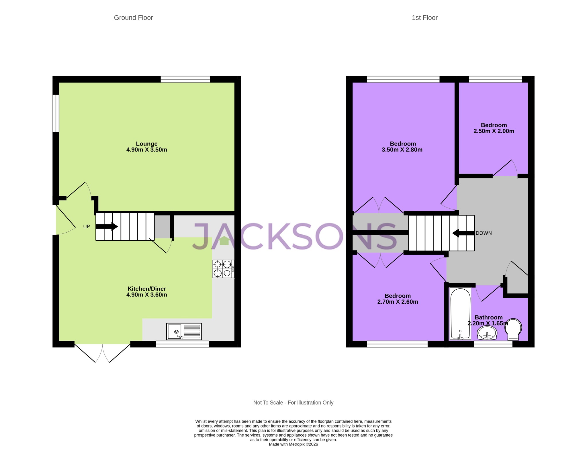 64 Wheatcroft Grove, Rainham, Kent floorplan
