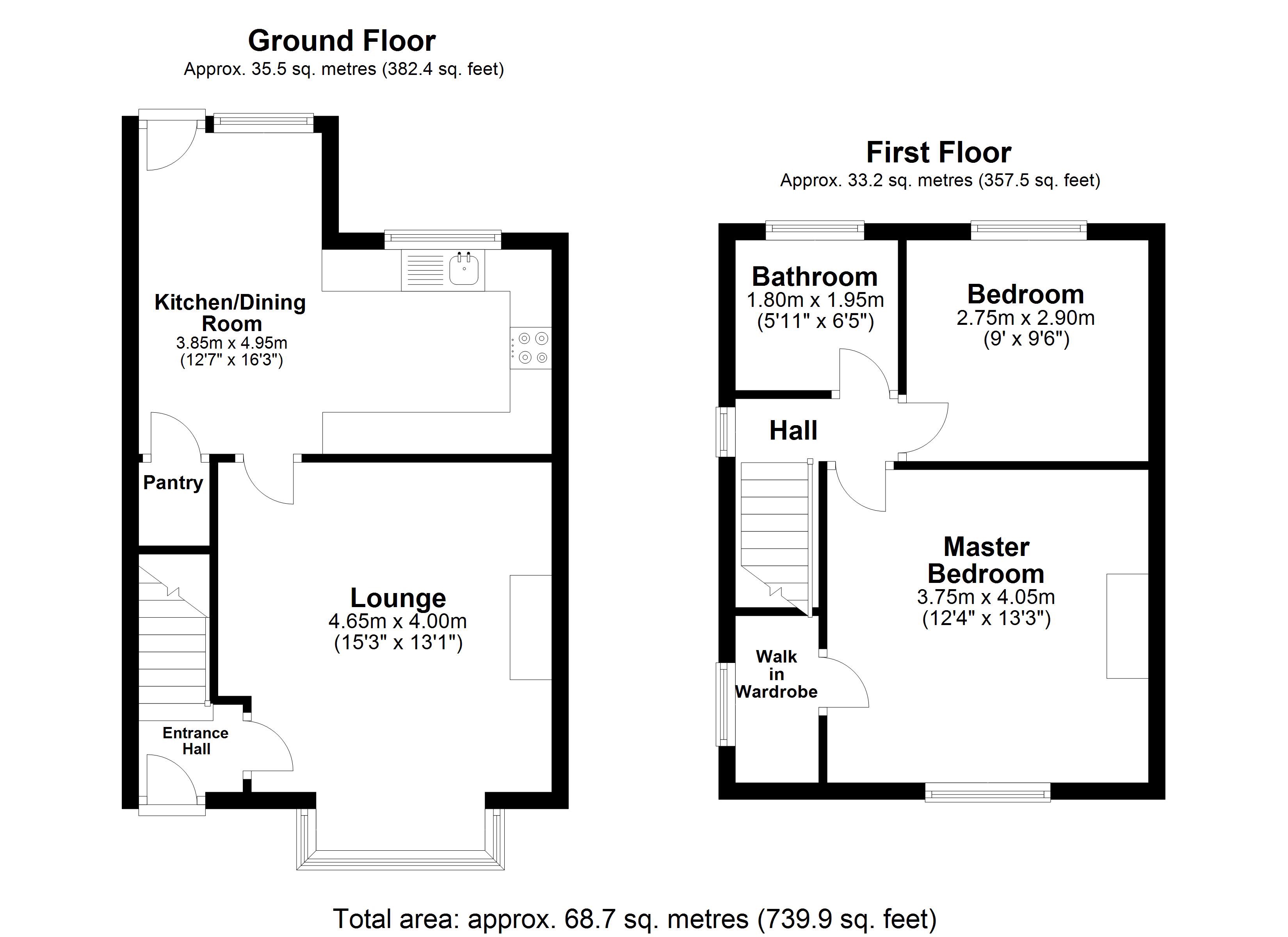 2 Bedrooms Semi-detached house for sale in Grange Mount, Yeadon, Leeds LS19