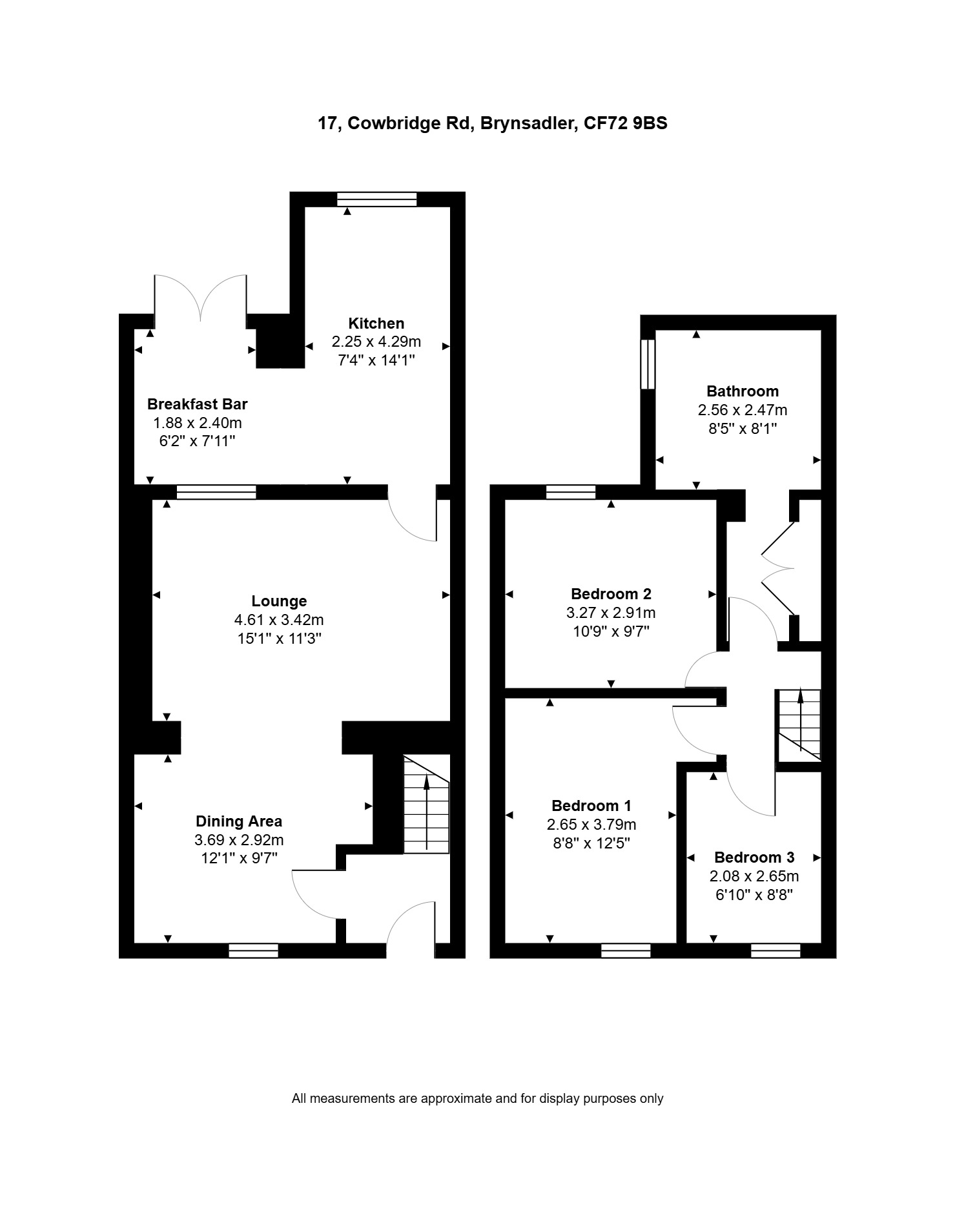 17, Cowbridge Road, Pontyclun floorplan