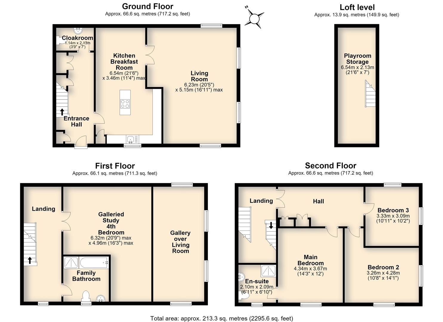 5, St. Georges, Wicklewood, Wymondham floorplan