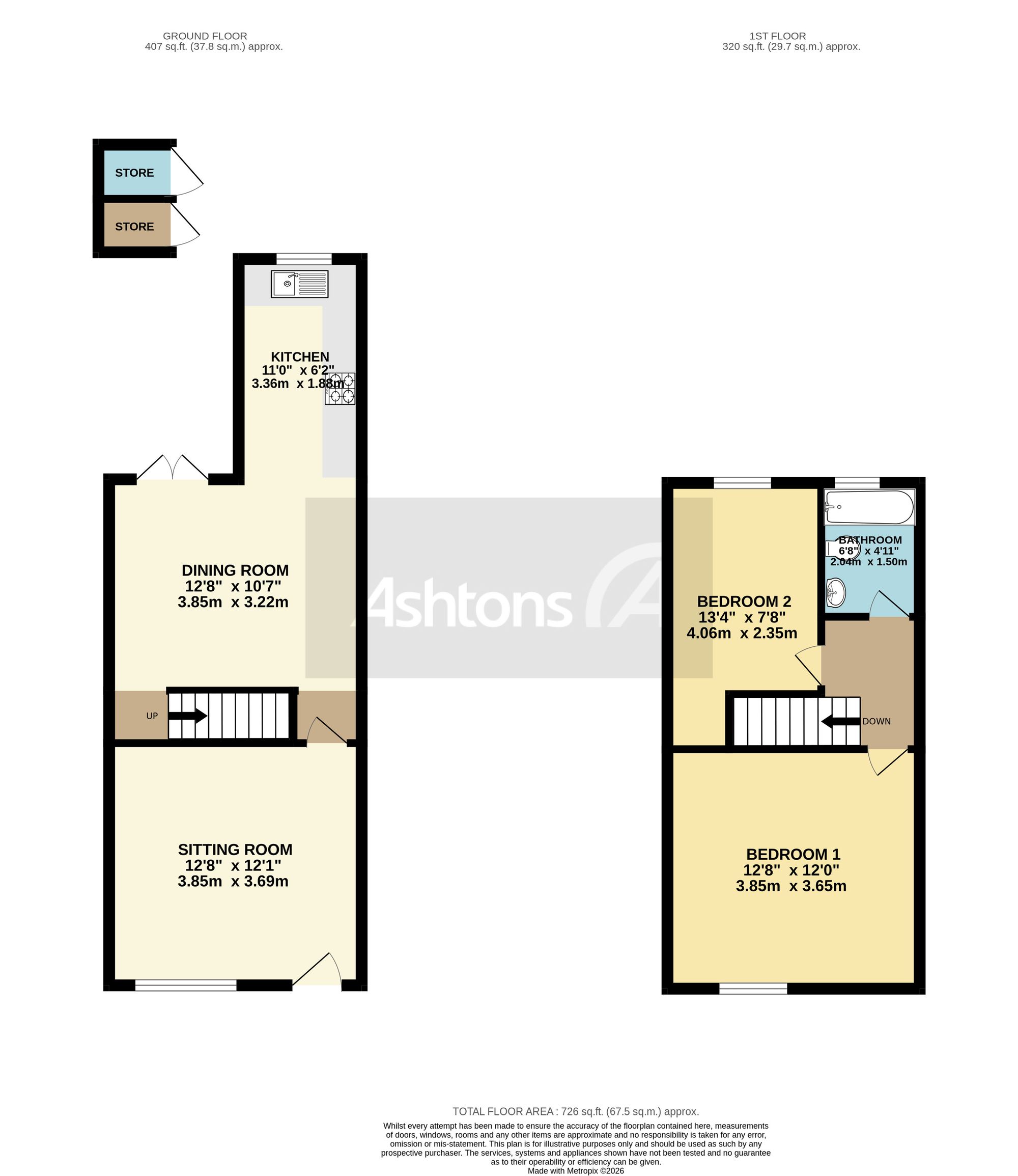 59 Slater Street, Warrington floorplan