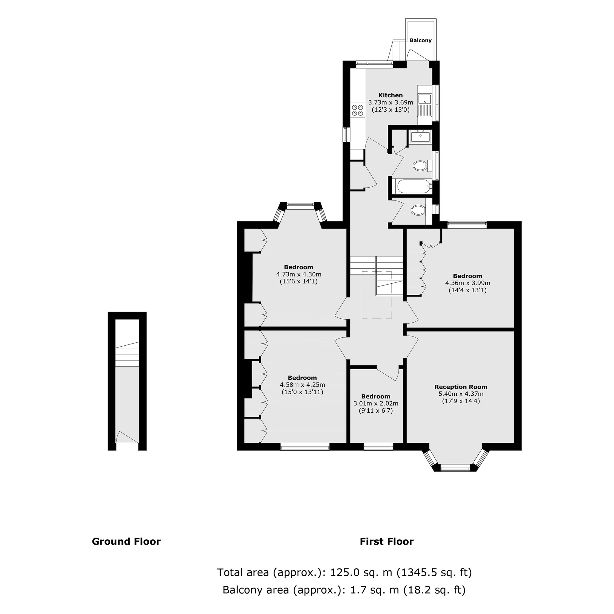 148A, Station Road, London floorplan