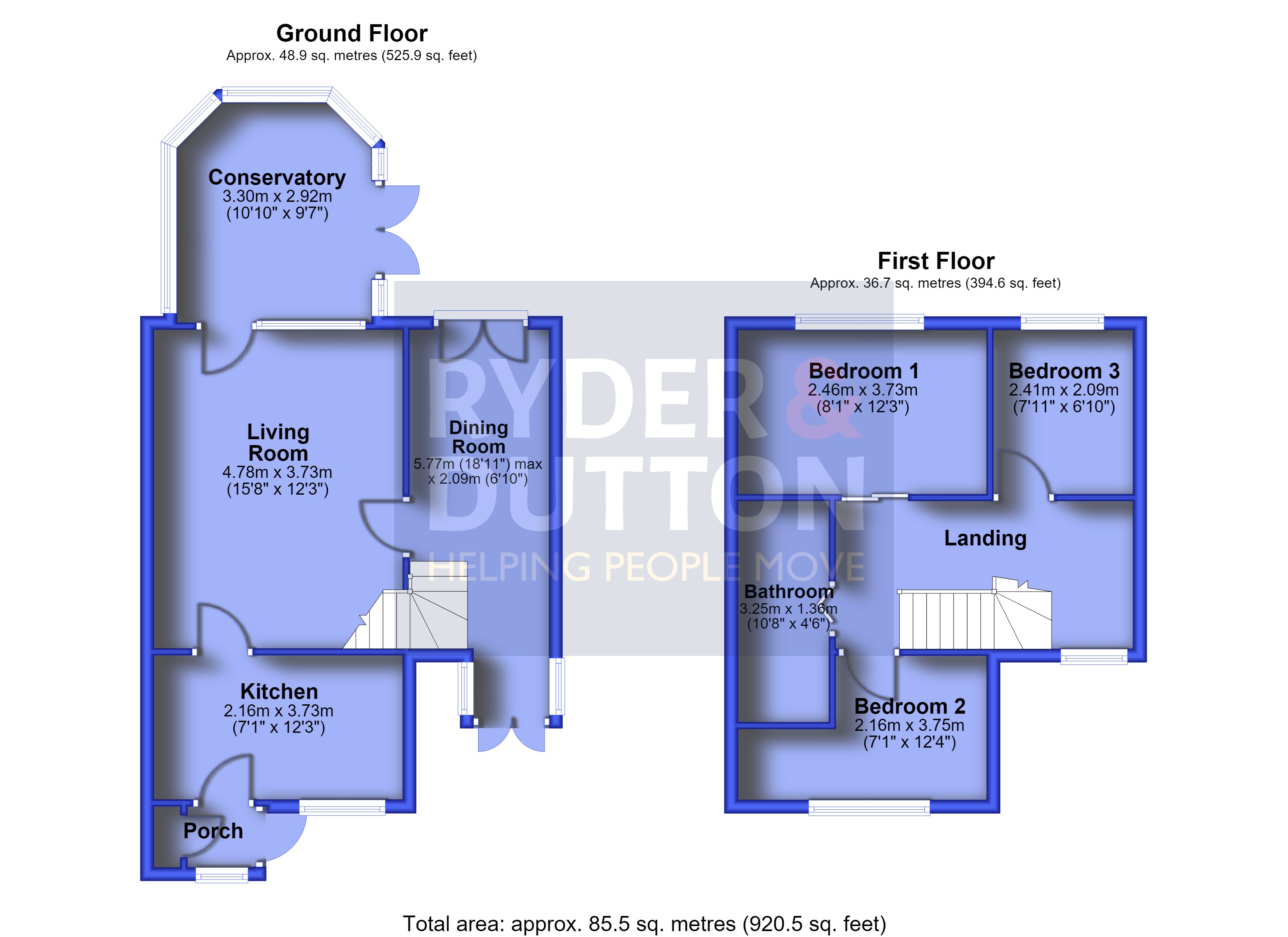 22, Woodlands Close, West Yorkshire floorplan