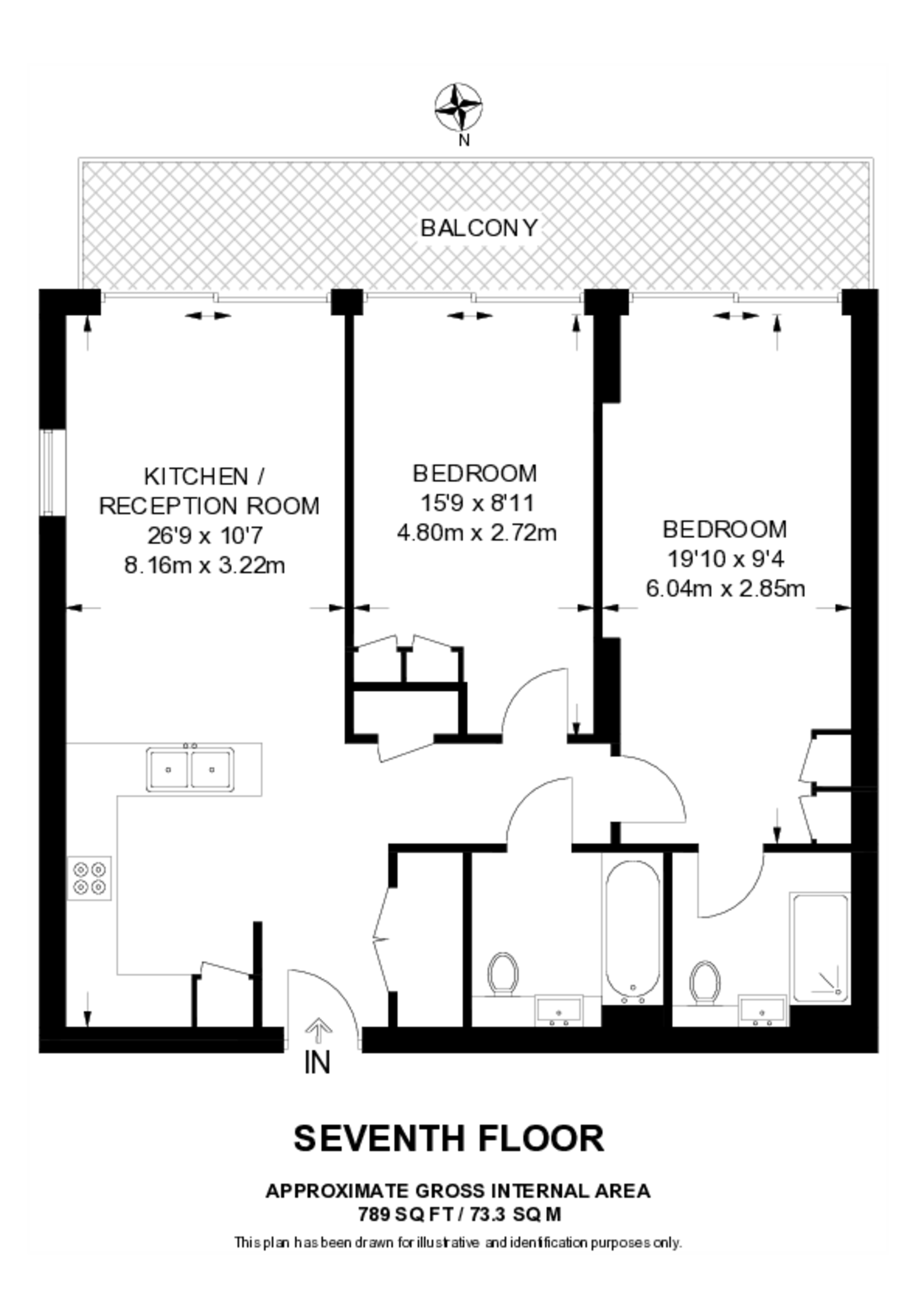 Gwynne Road, Battersea floorplan