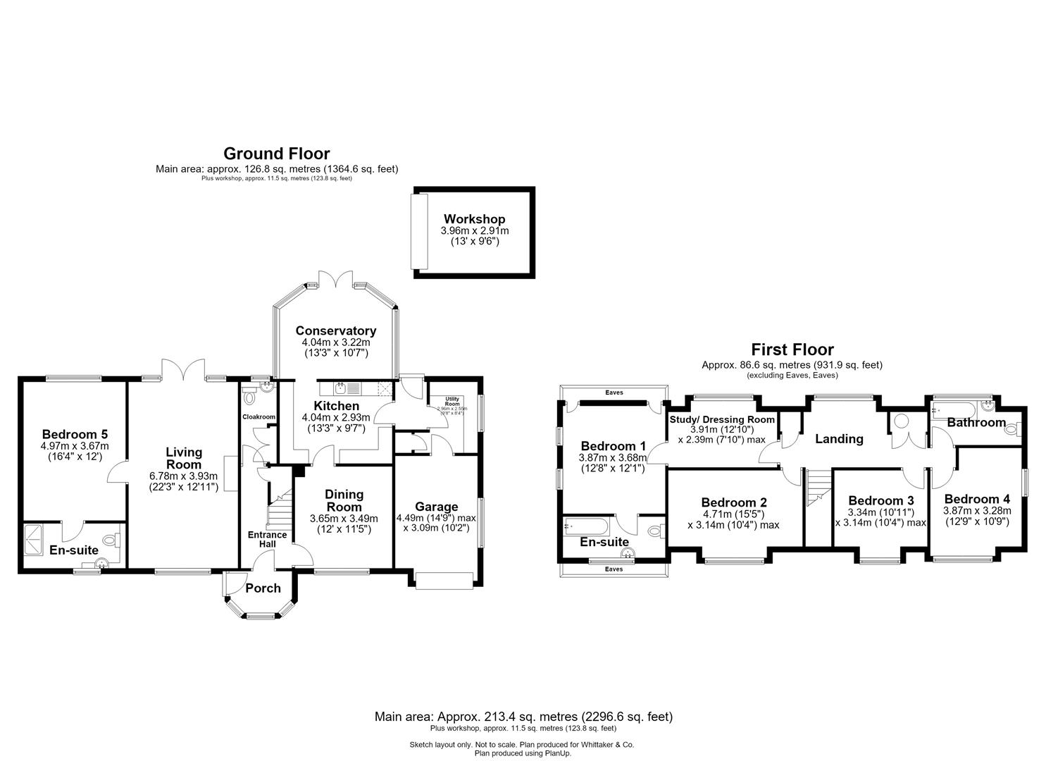 137, Lower Luton Road, Wheathampstead floorplan