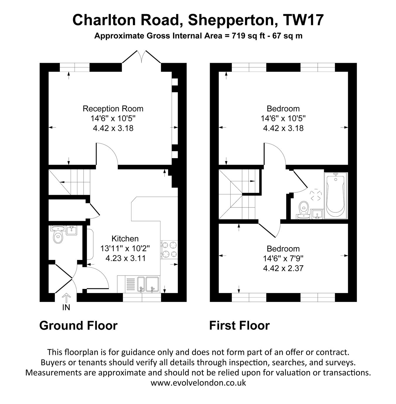 221c, Charlton Road, Shepperton floorplan