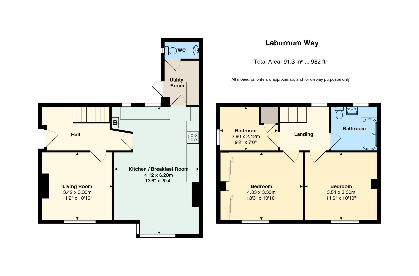 49, Laburnum Way, Penarth floorplan