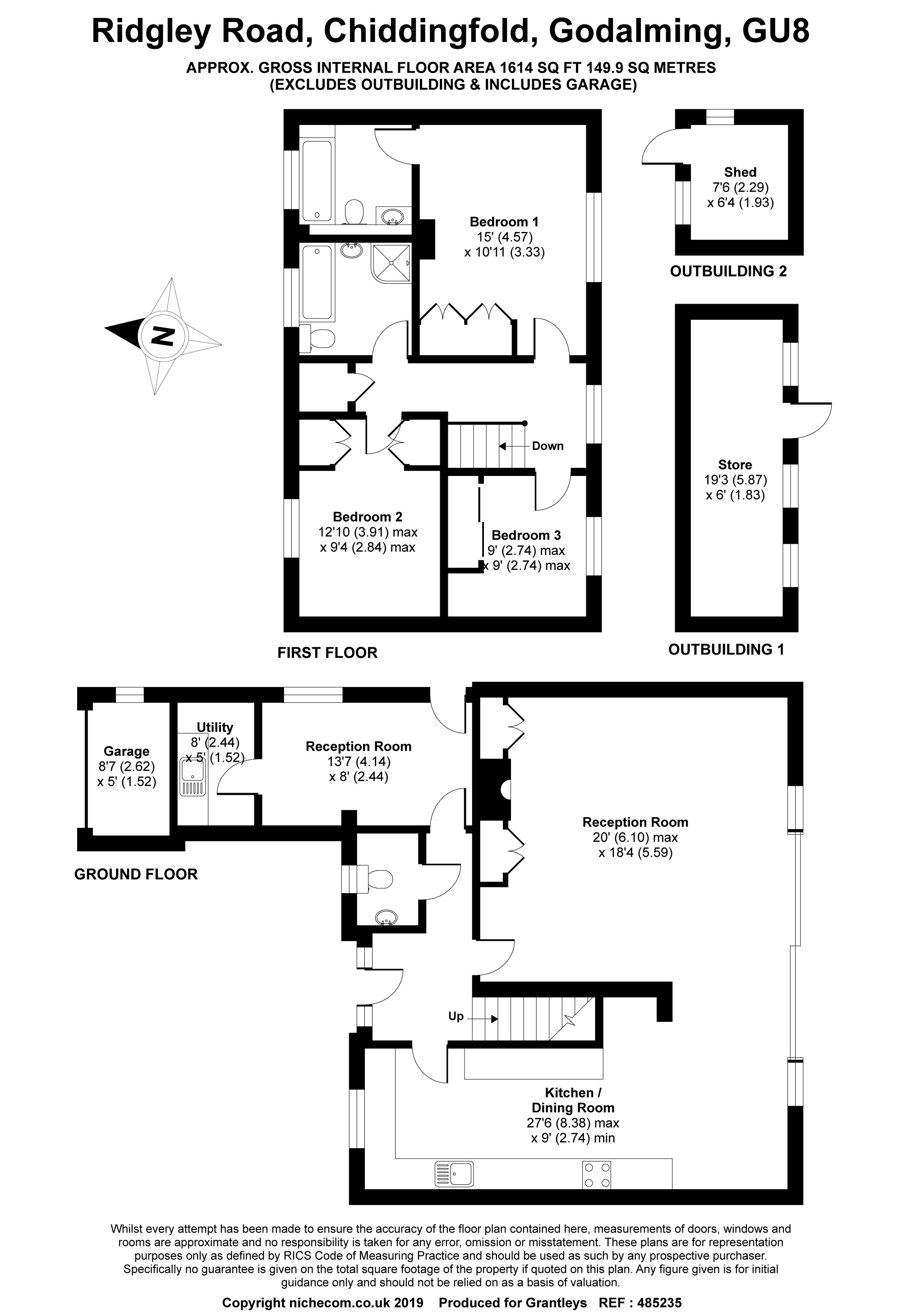 3 Bedrooms Detached house to rent in Ridgley Road, Chiddingfold, Godalming, Surrey GU8