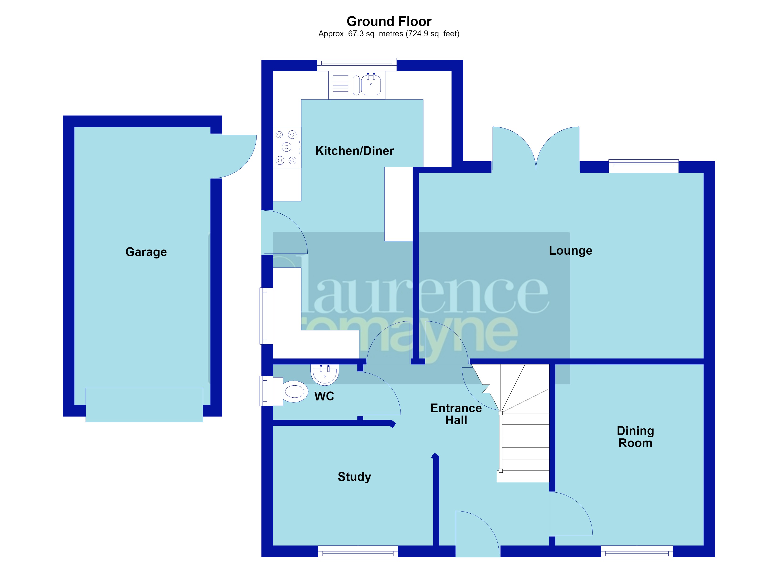 7, Acre Close, Northamptonshire floorplan
