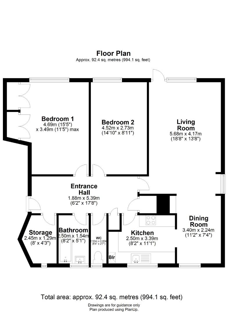8, Larchfield, Cambridge floorplan