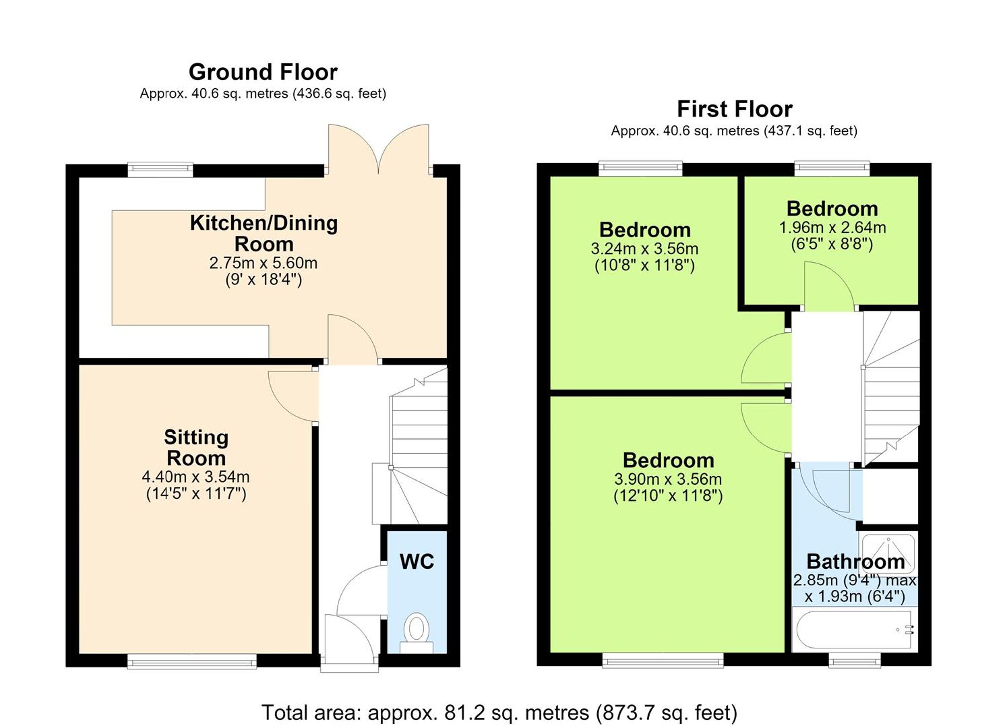 11 Hazel Road, Manchester floorplan