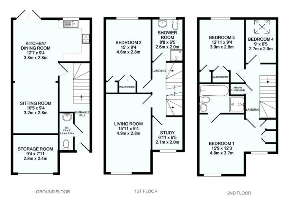 Seabrook Mews, Exeter EX2, 4 bedroom town house for sale 60555976 PrimeLocation
