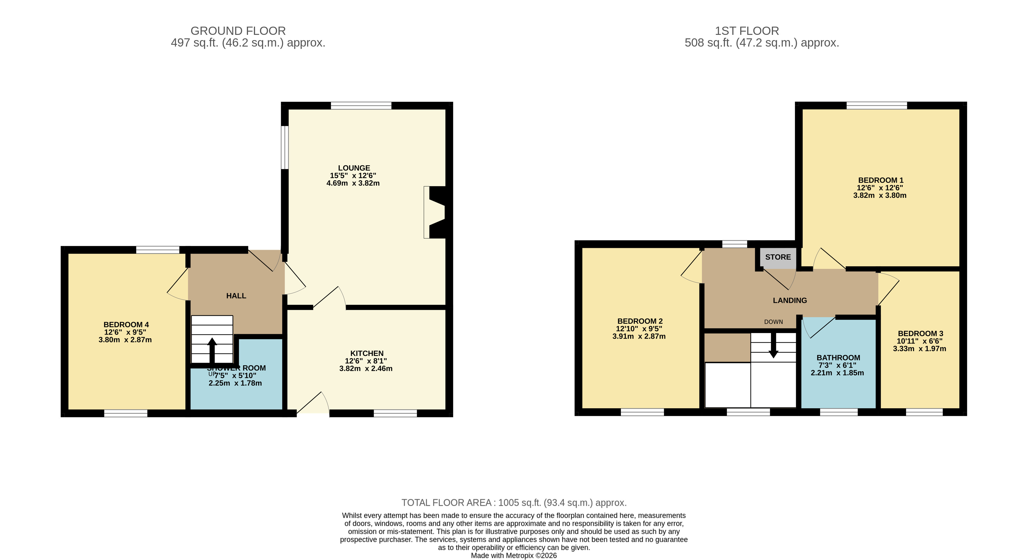 50, The Loaning, Glasgow floorplan