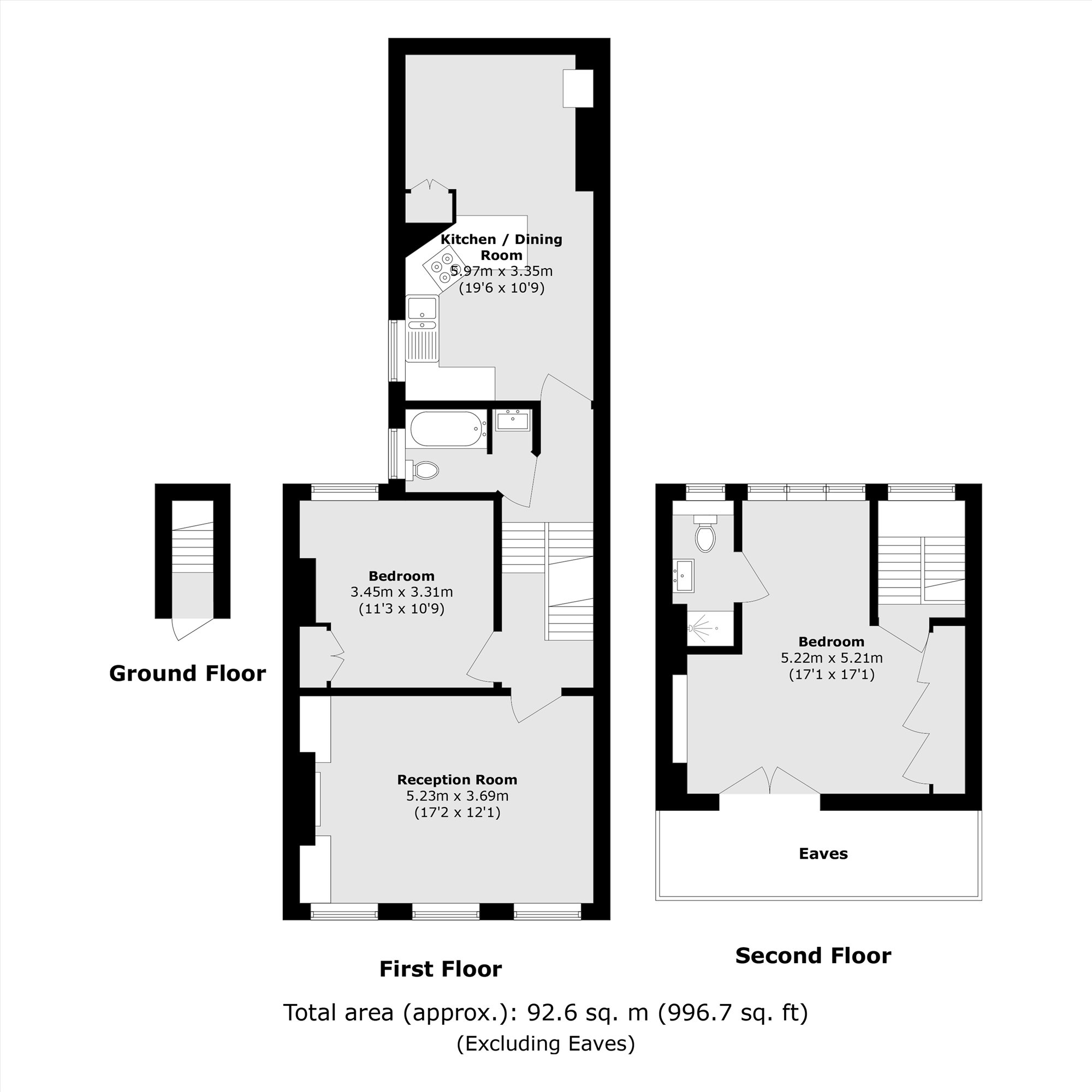 TFF, 39, Racton Road, London floorplan