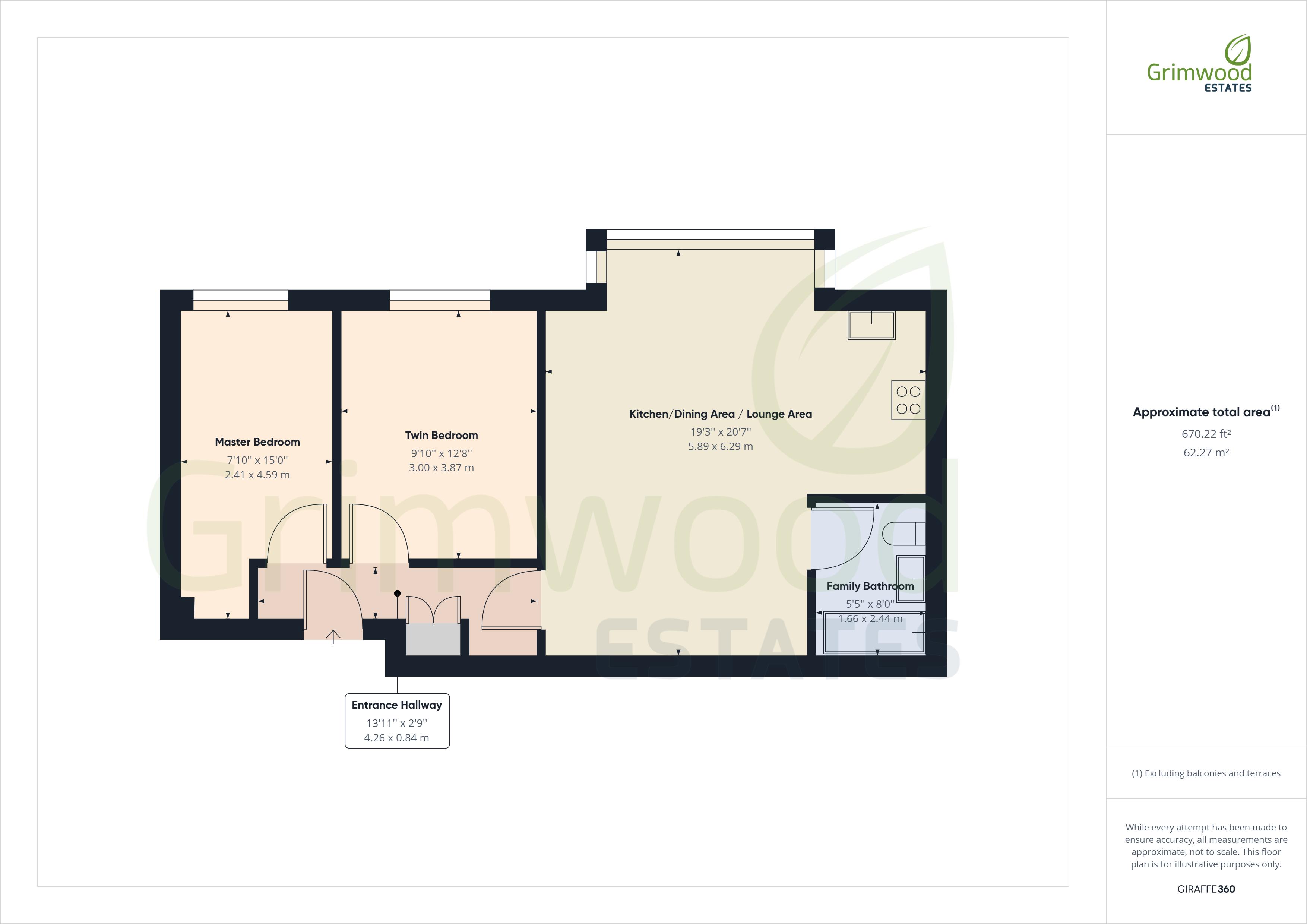 High Street, MarskeByTheSea, Redcar TS11, 2 bedroom flat for sale