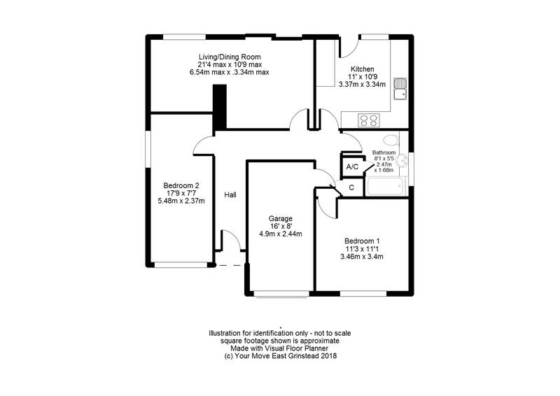 2 Bedrooms Detached bungalow for sale in Ashdown View, East Grinstead RH19