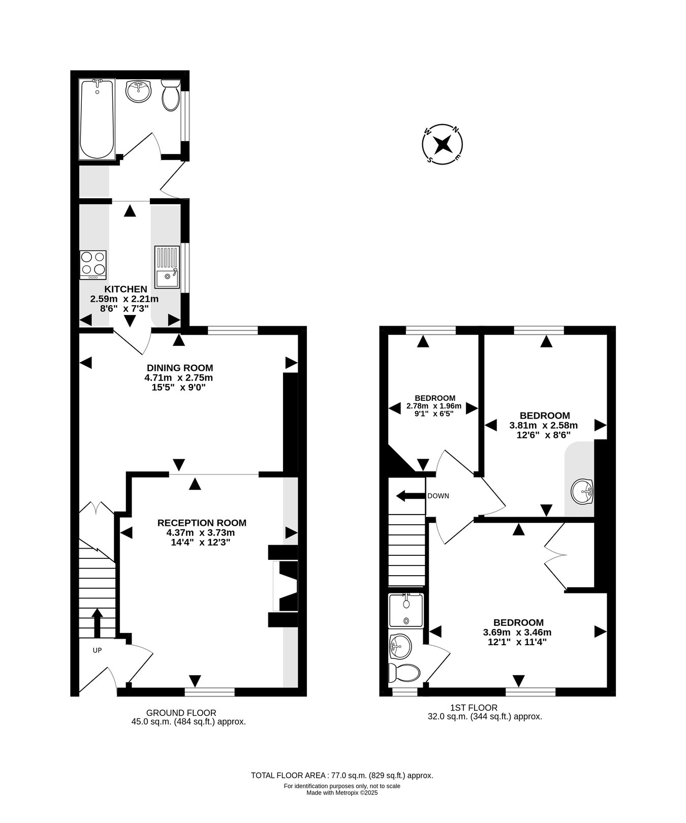 21, Wye View, Builth Wells floorplan