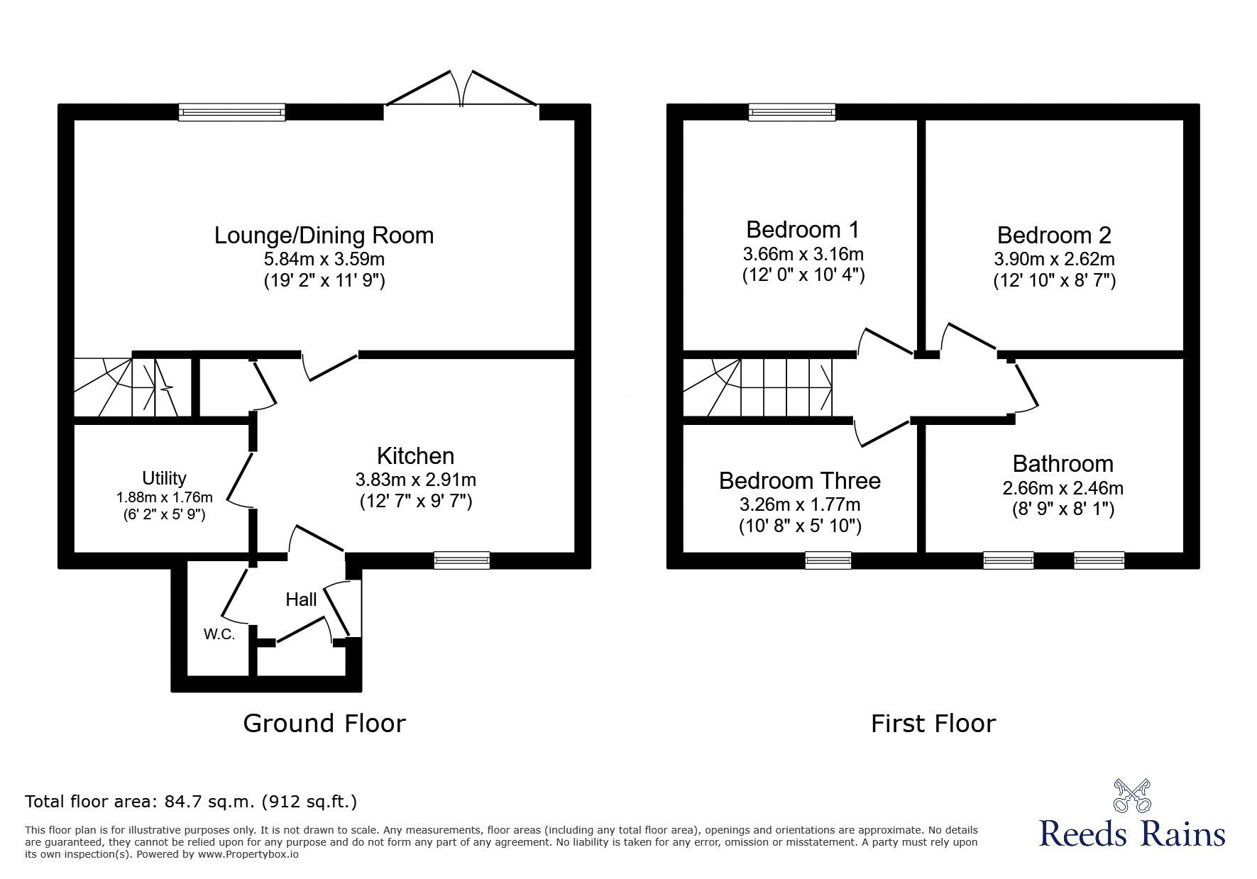 Cromford Bank, Derbyshire floorplan