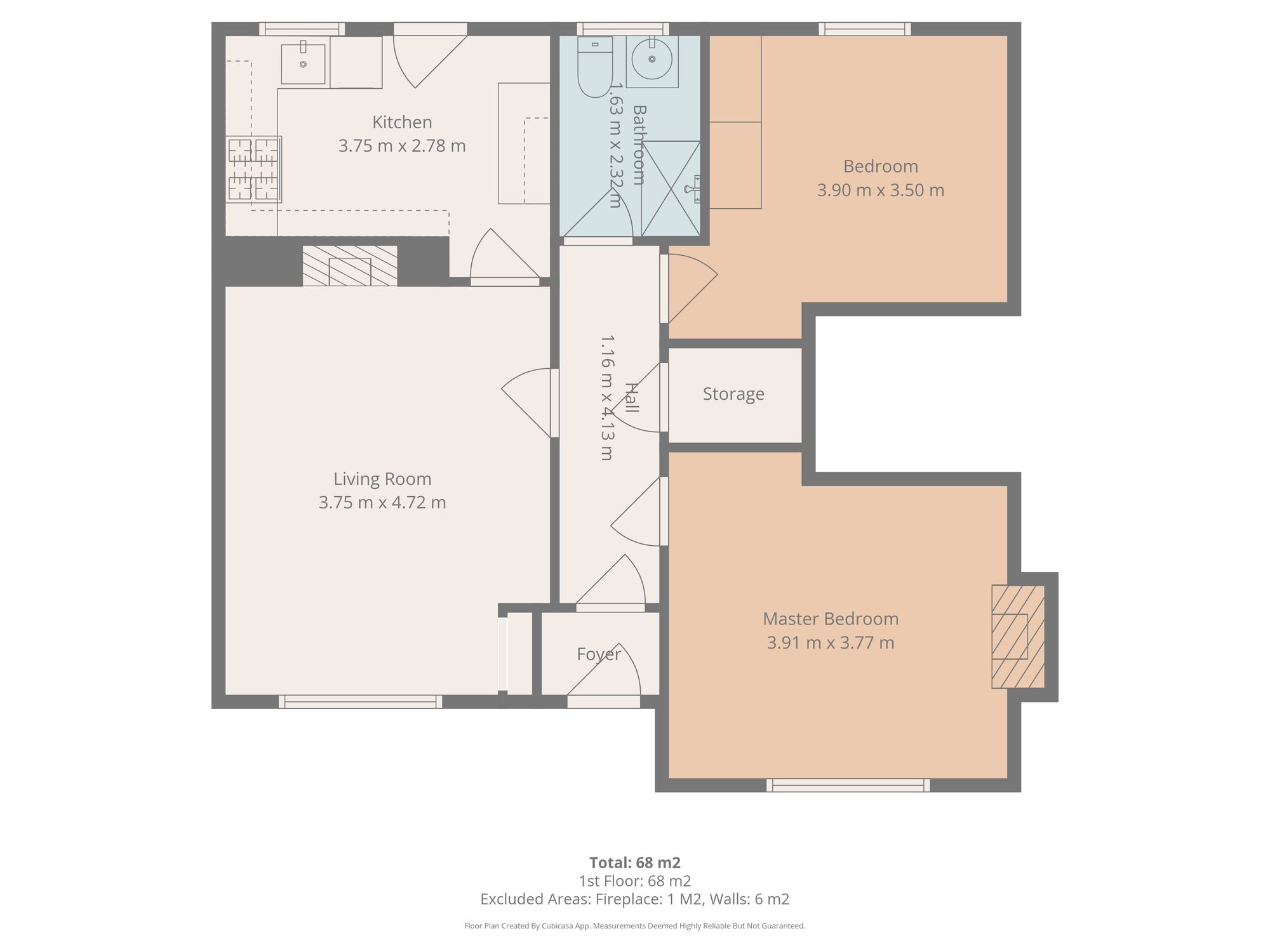 182 Muiryhall Street, Coatbridge floorplan