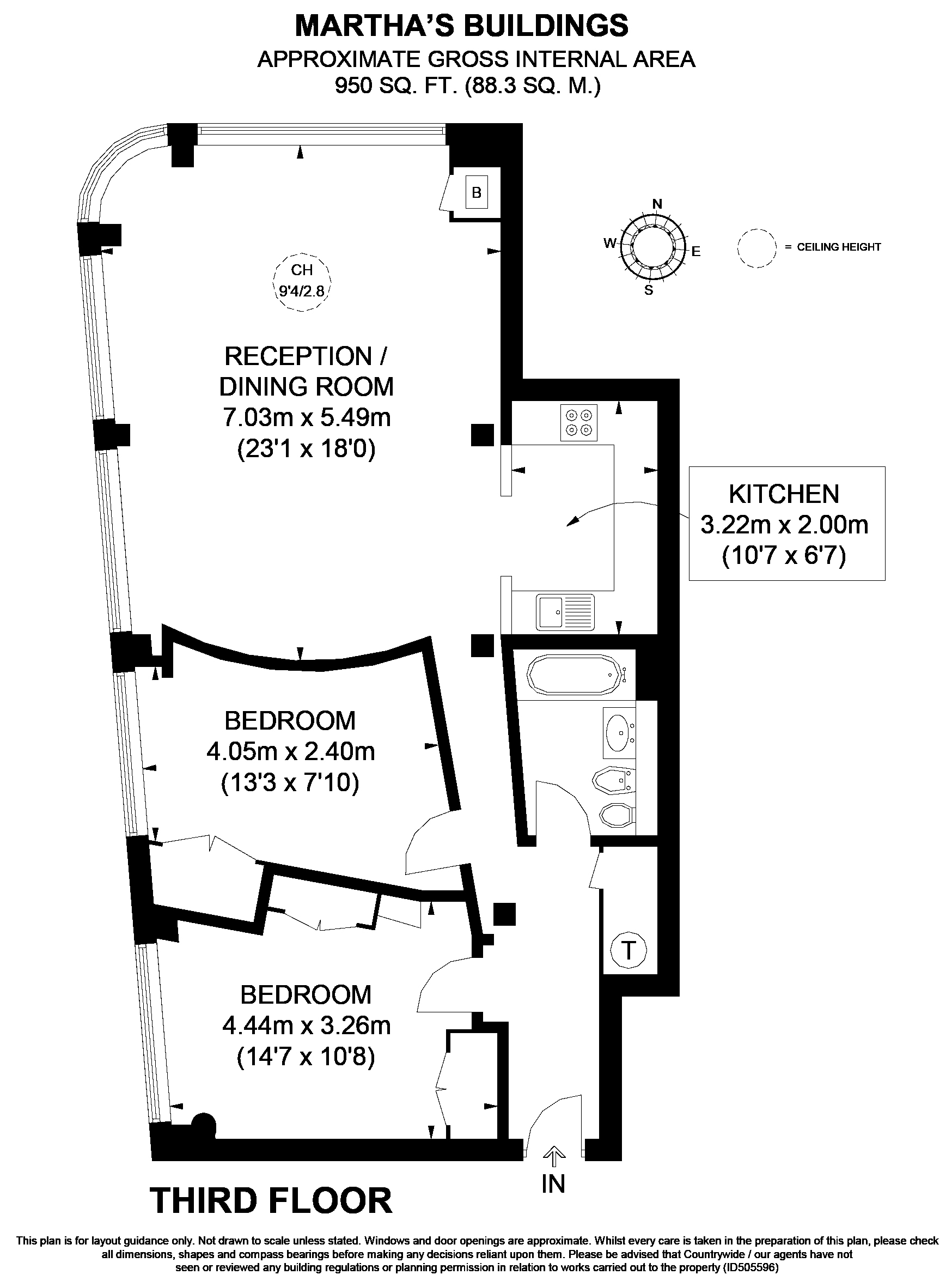 2 Bedrooms Flat for sale in Martha's Buildings, Old Street EC1V