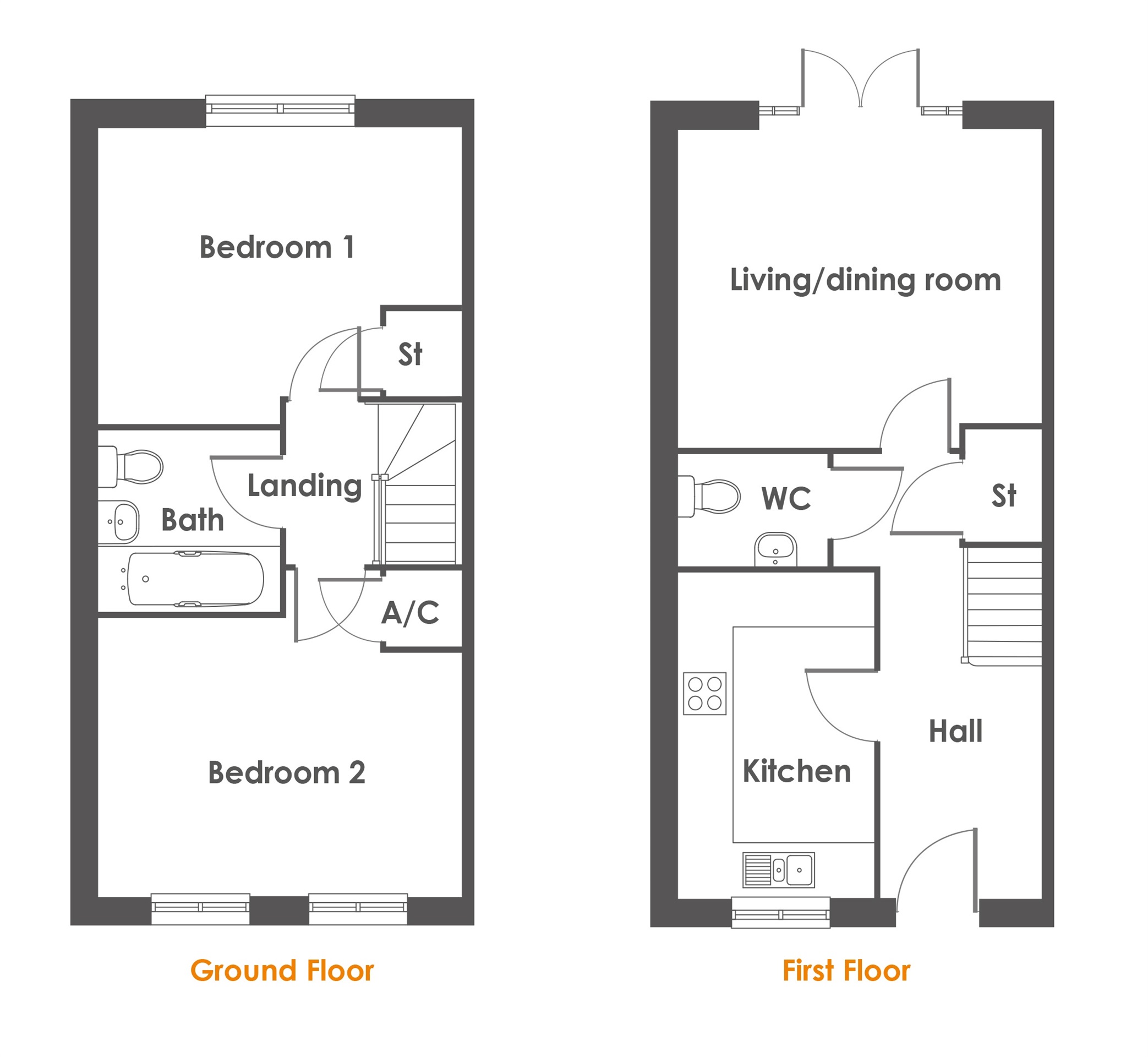 2 Bedrooms End terrace house for sale in Nobles Place, Corsham SN13