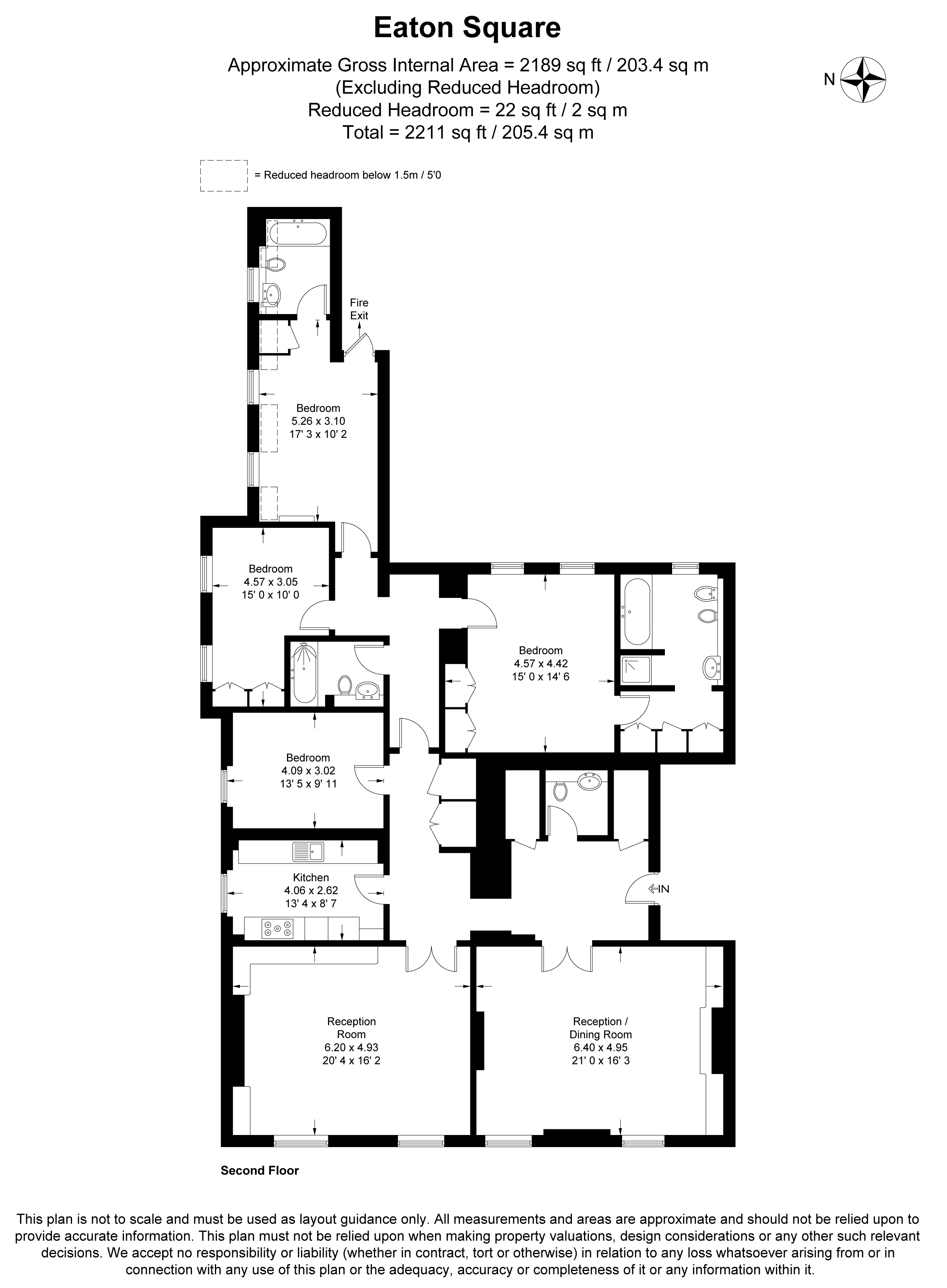 Eaton Square, London floorplan