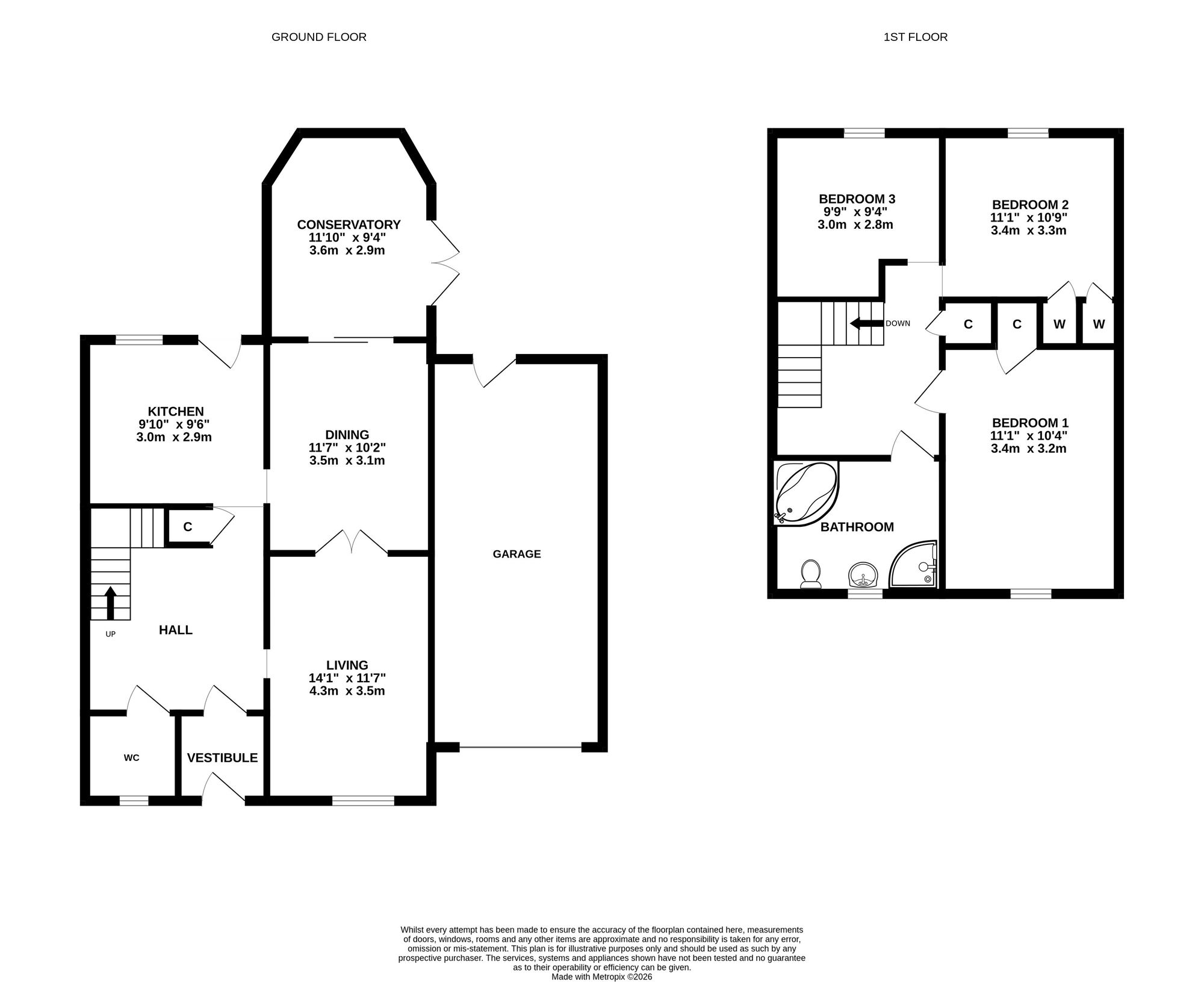 38 Ennis Park, Polbeth floorplan