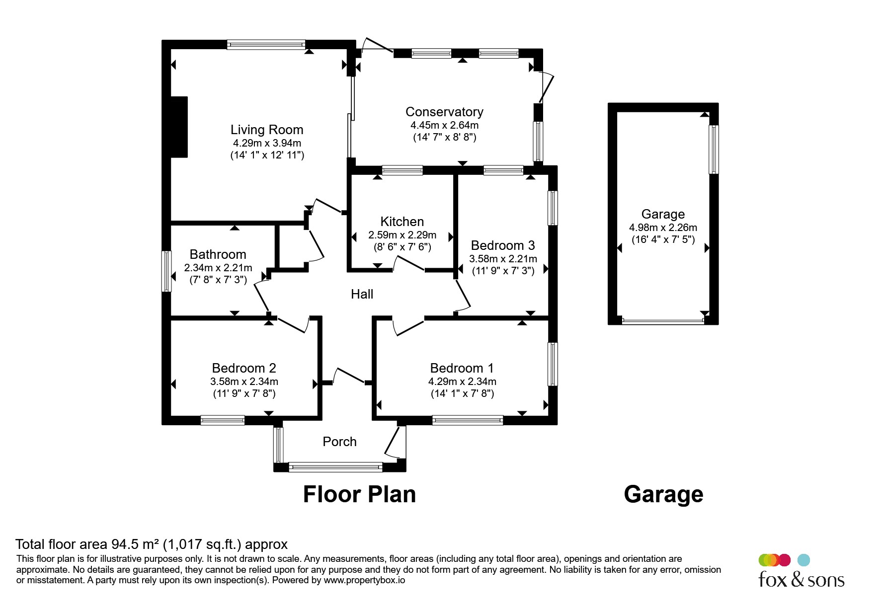 12, Market Close, Dulverton floorplan