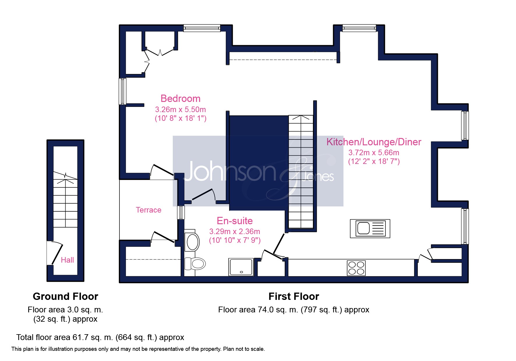 1 Bedrooms Flat to rent in Fox Lane North, Chertsey KT16