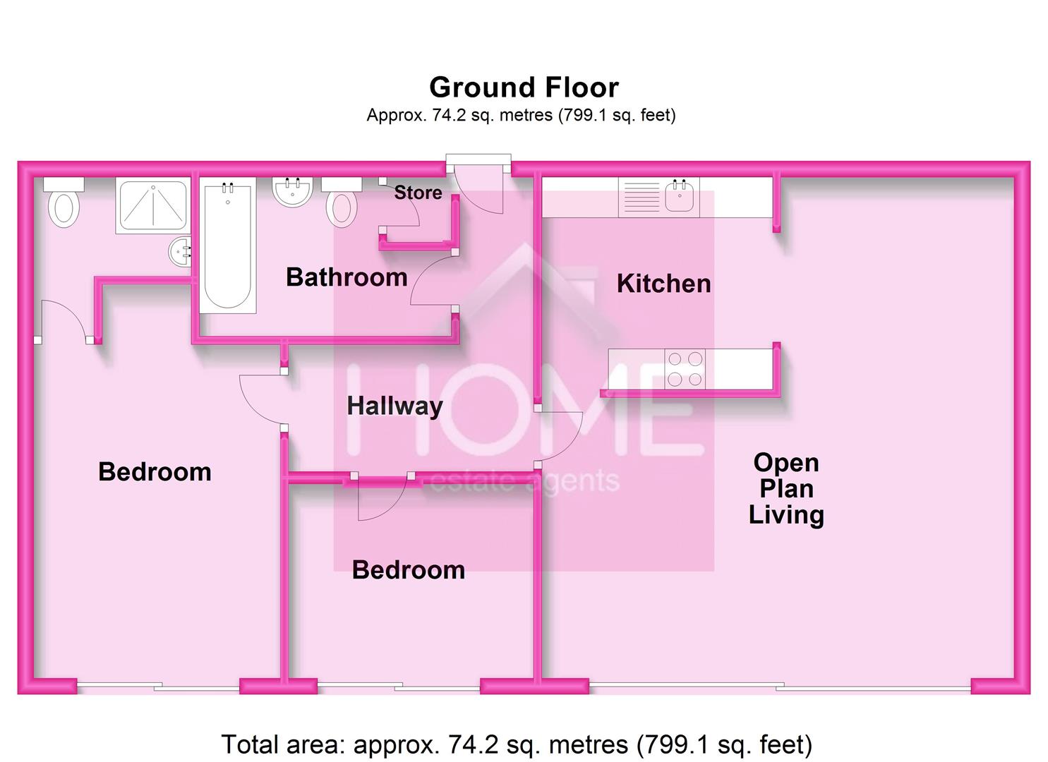 2 Bedrooms Flat for sale in Timber Wharf, Worsley Street, Manchester M15